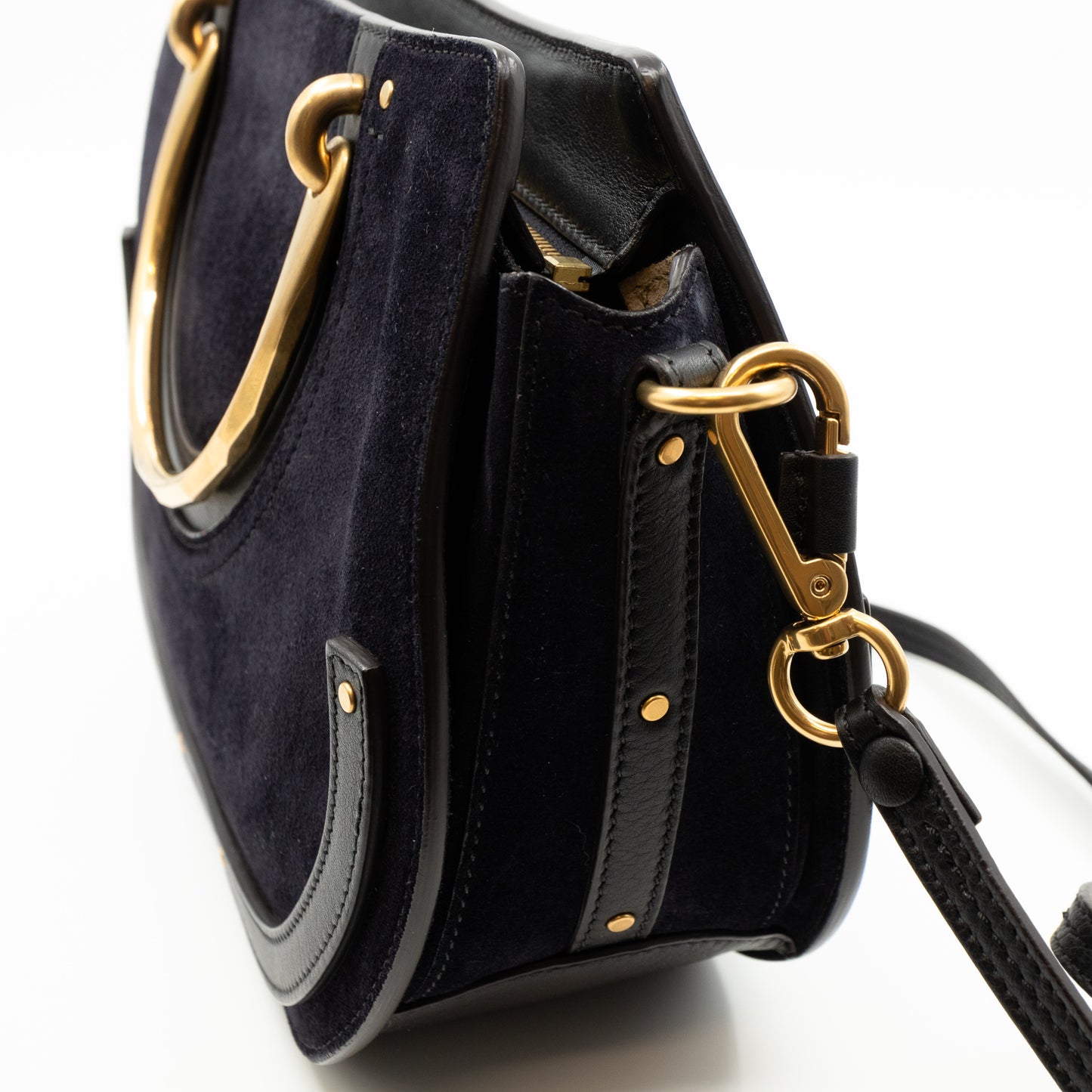 Pixie Bag Medium Leather & Suede