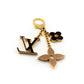 Fleur de Monogram Bag Charm