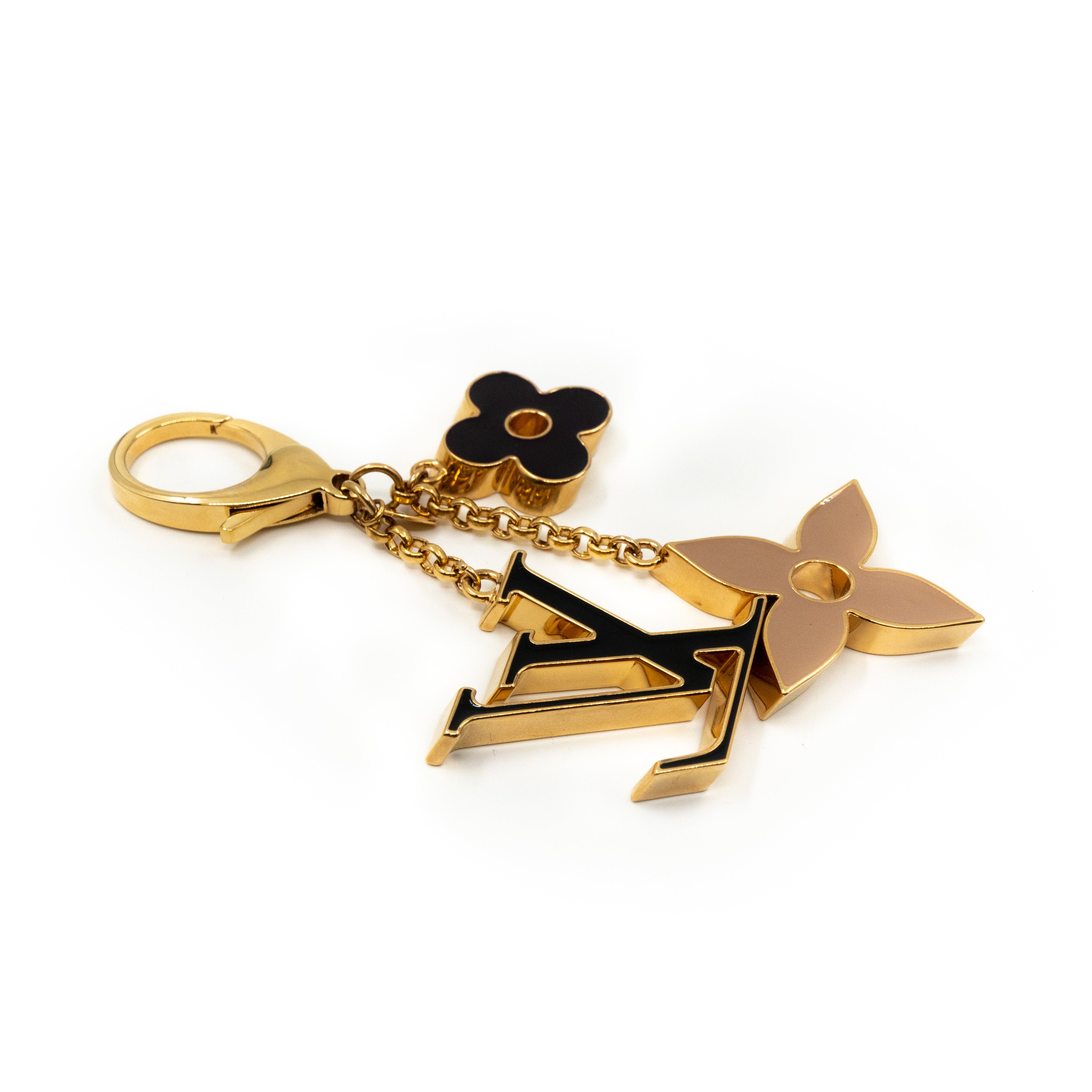 Fleur de Monogram Bag Charm