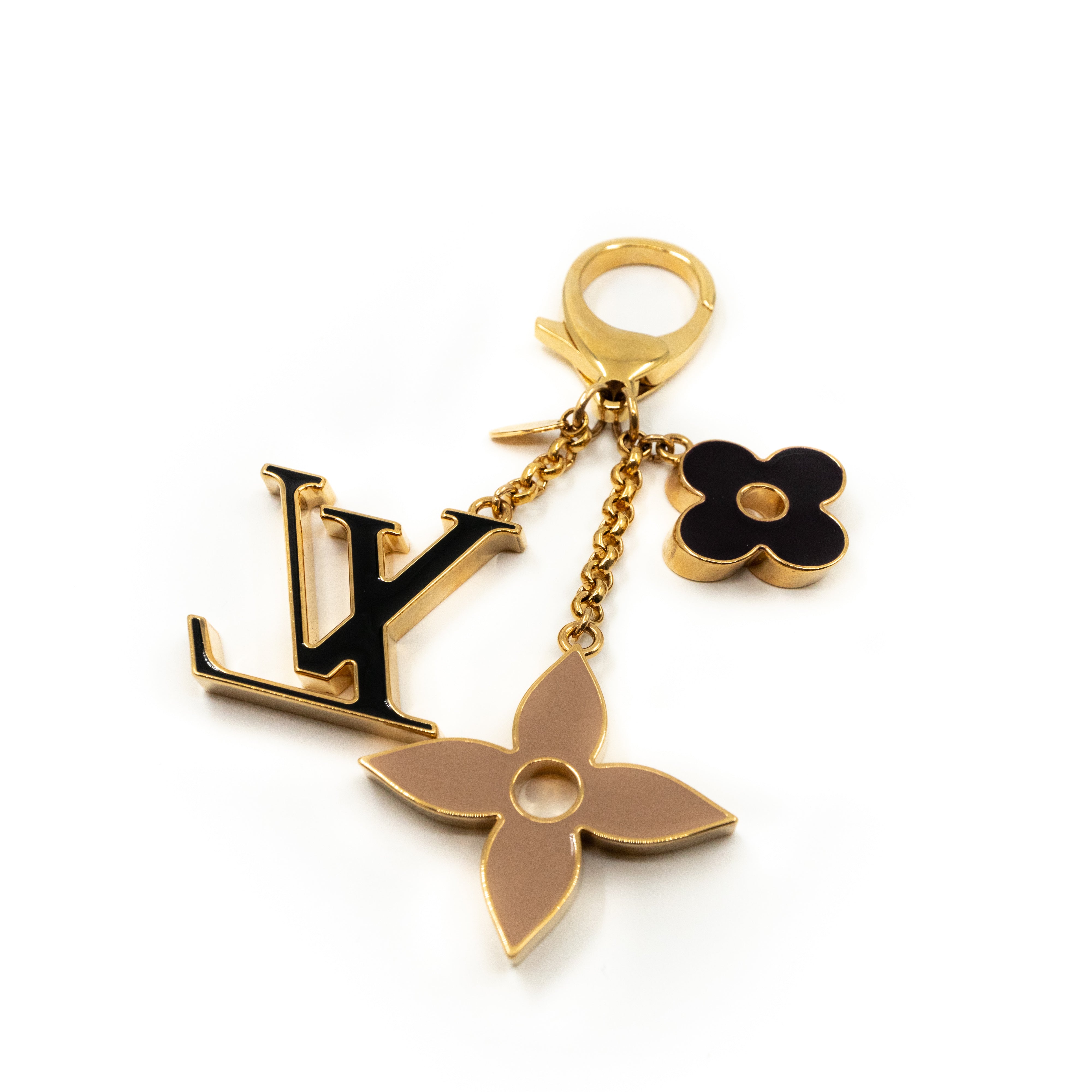 Fleur de Monogram Bag Charm