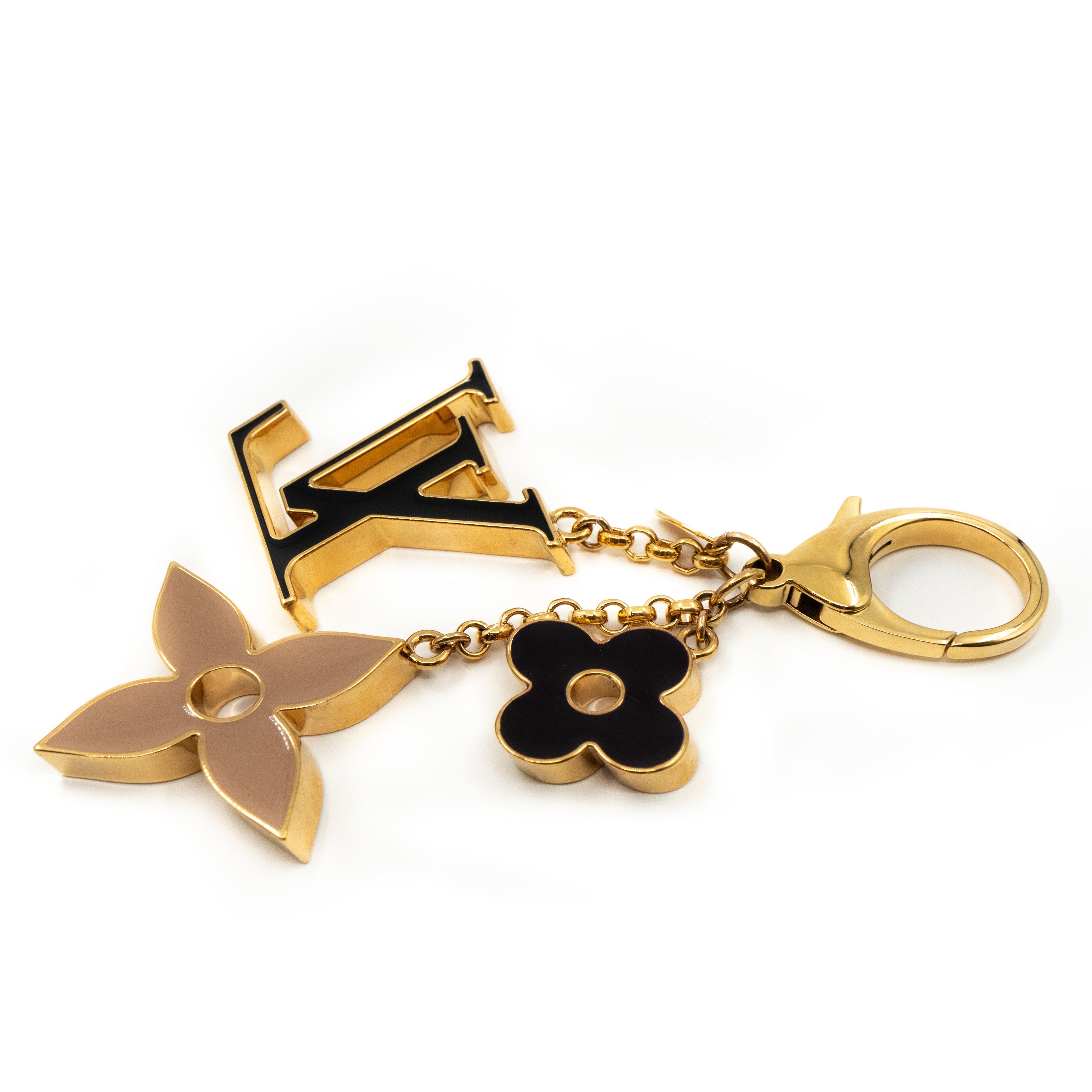 Fleur de Monogram Bag Charm