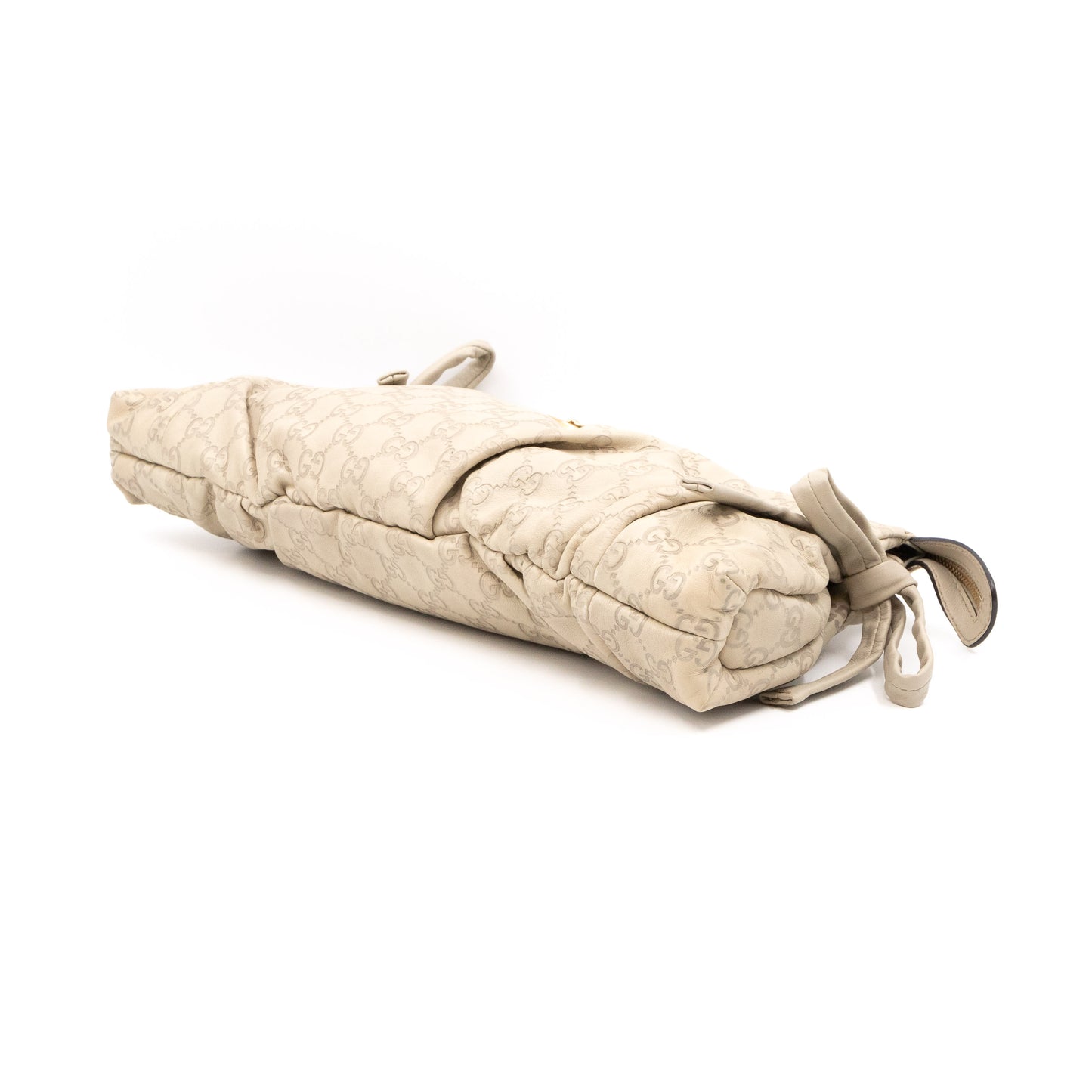 Hysteria Clutch Ivory Leather