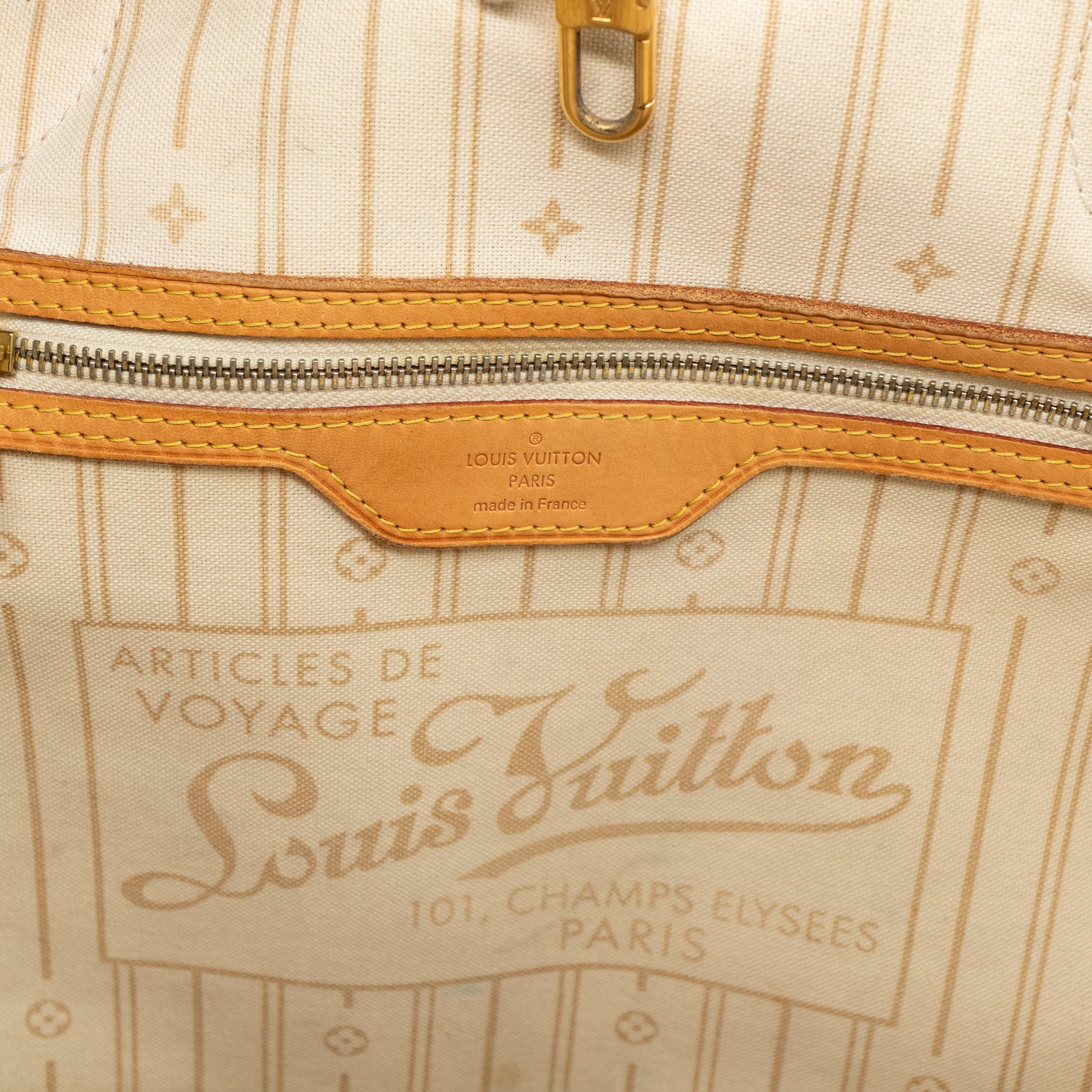 Louis Vuitton – Louis Vuitton Neverfull GM Damier Azur – Queen Station