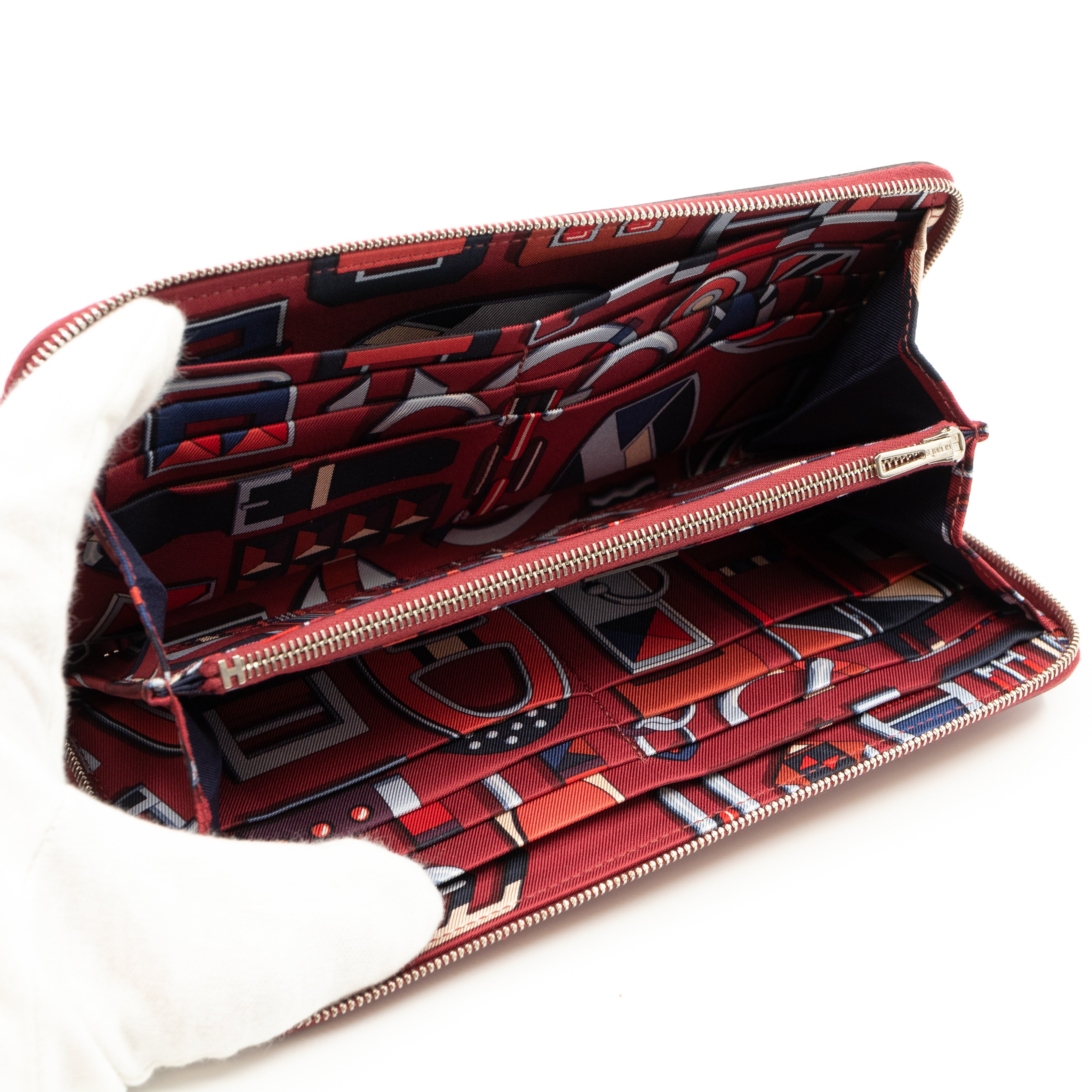 Silk'in Classic Wallet Rouge H Leather