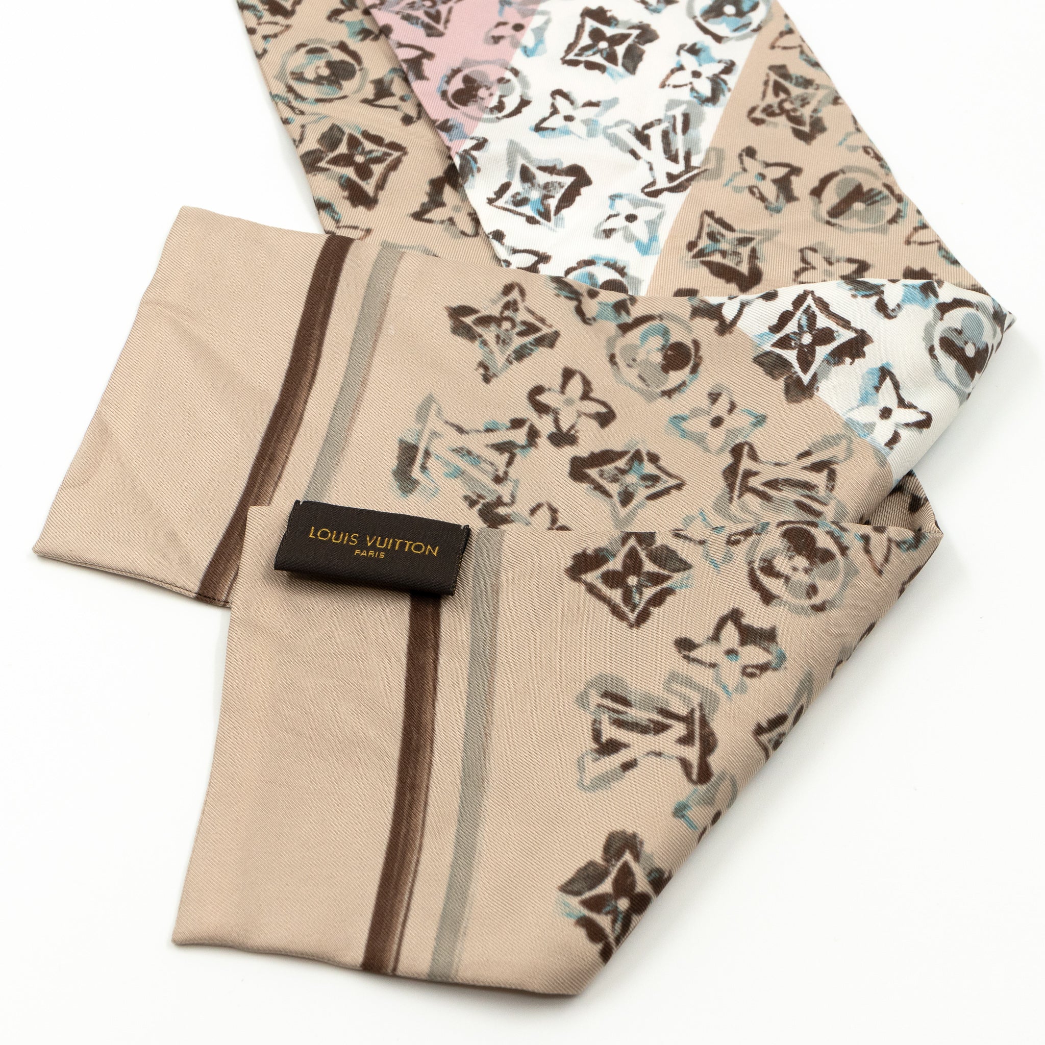 Monogram Rainbow Giant Bandeau Beige