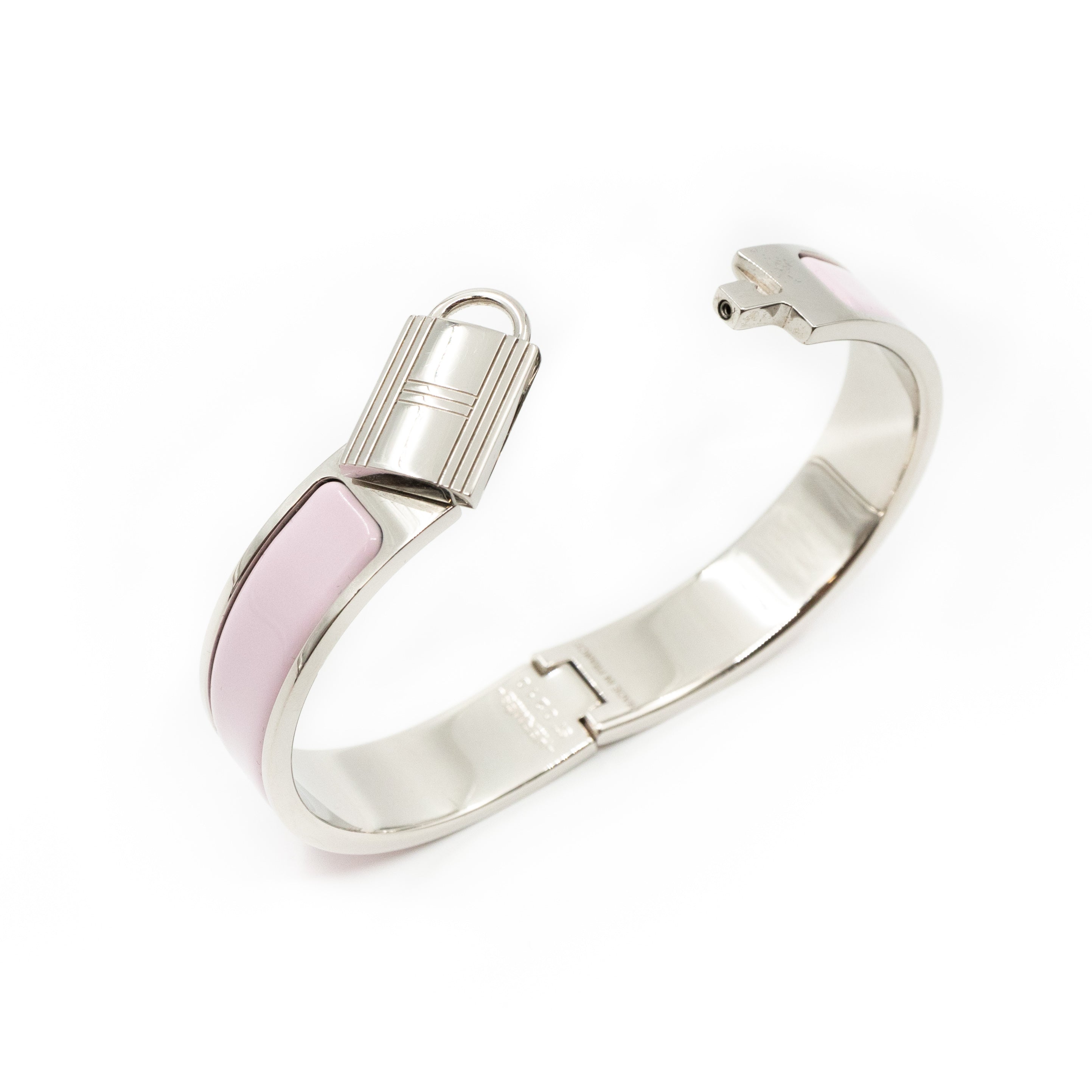 Clic Cadenas Bracelet Light Pink Silver