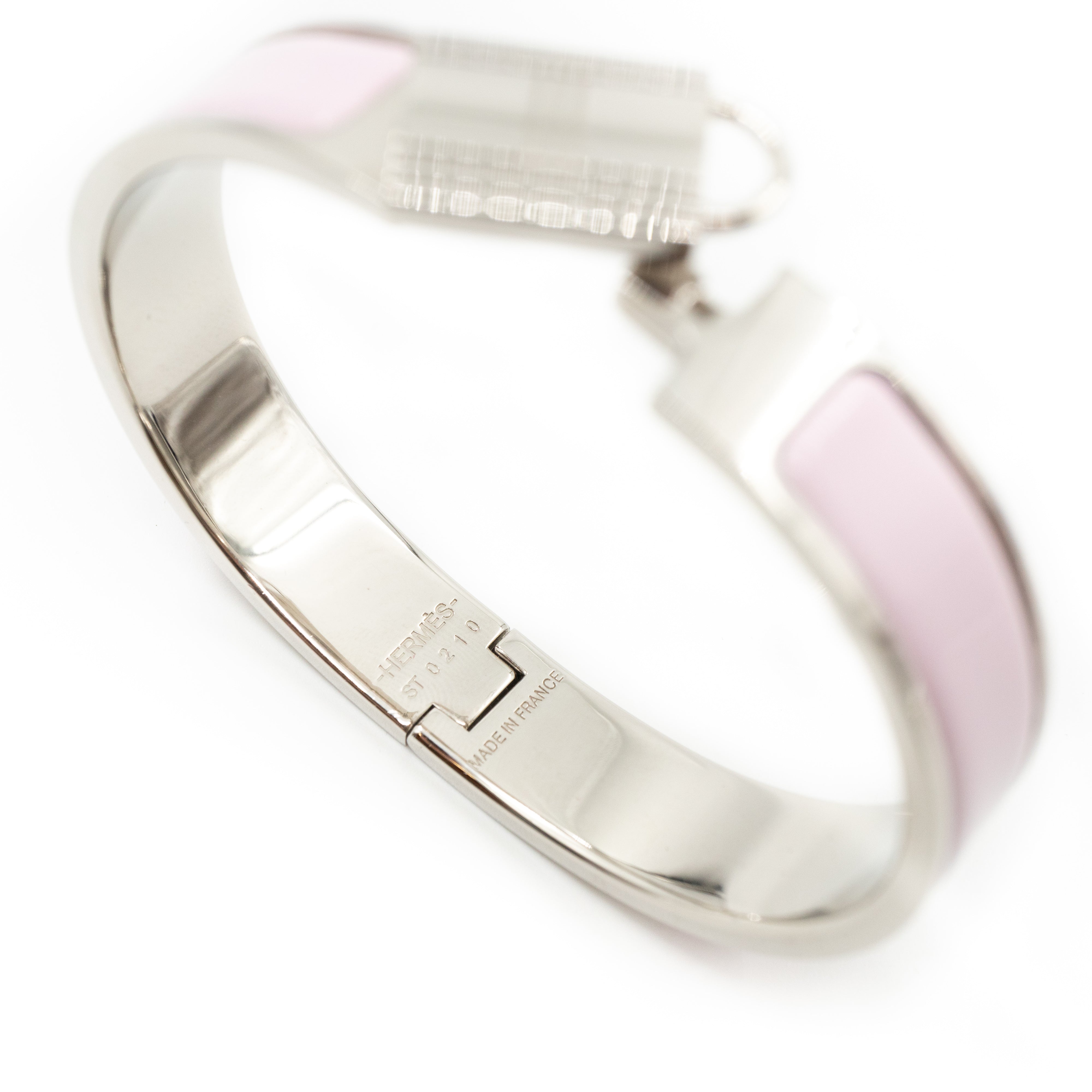 Clic Cadenas Bracelet Light Pink Silver