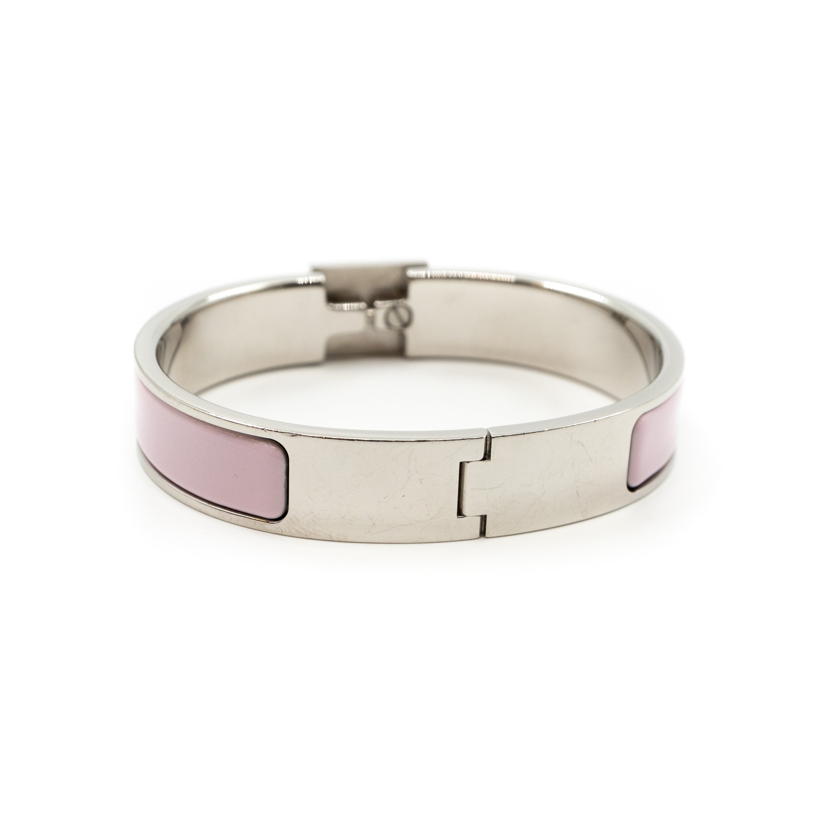 Clic Cadenas Bracelet Light Pink Silver