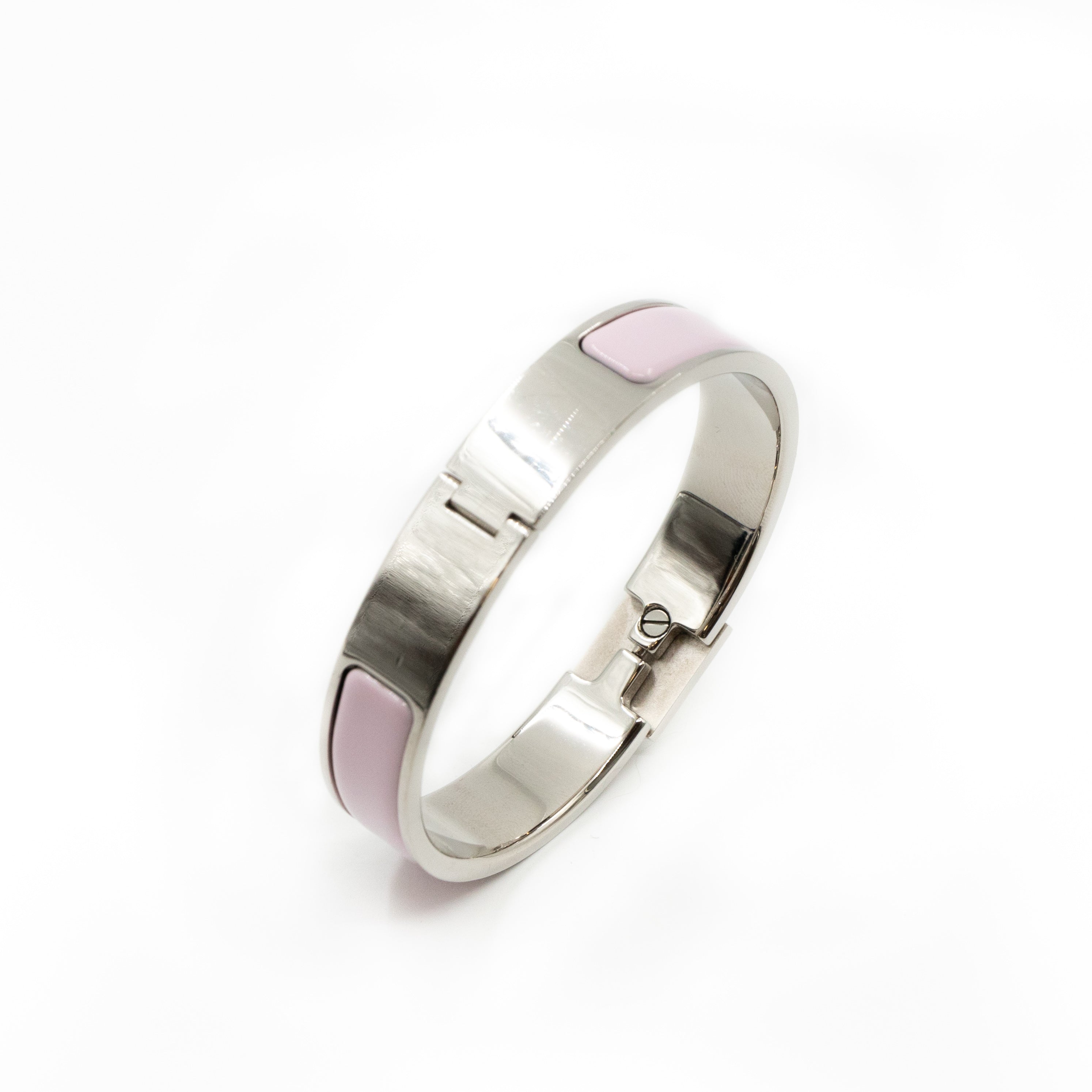 Clic Cadenas Bracelet Light Pink Silver