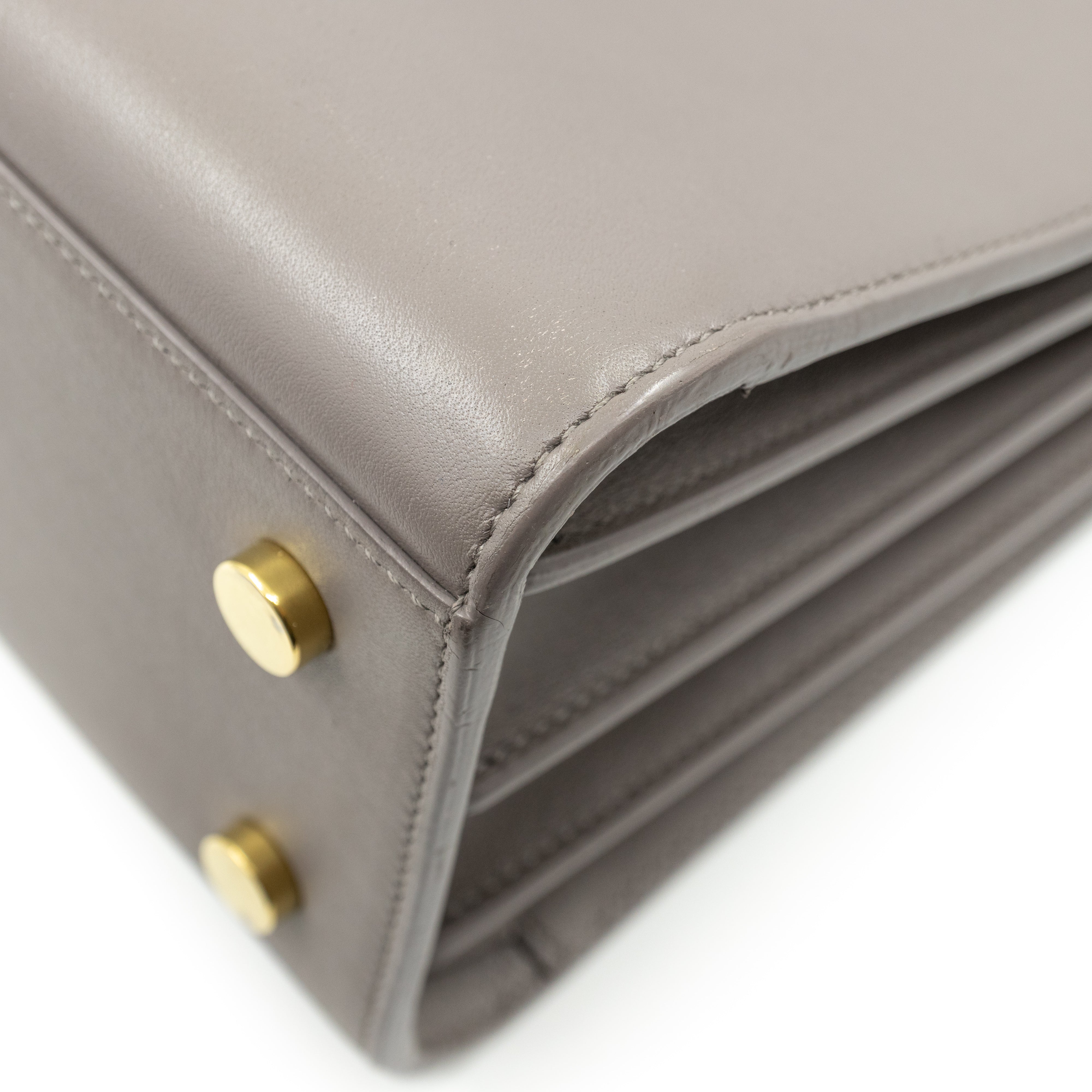 Sac de Jour Baby Gray Smooth Leather