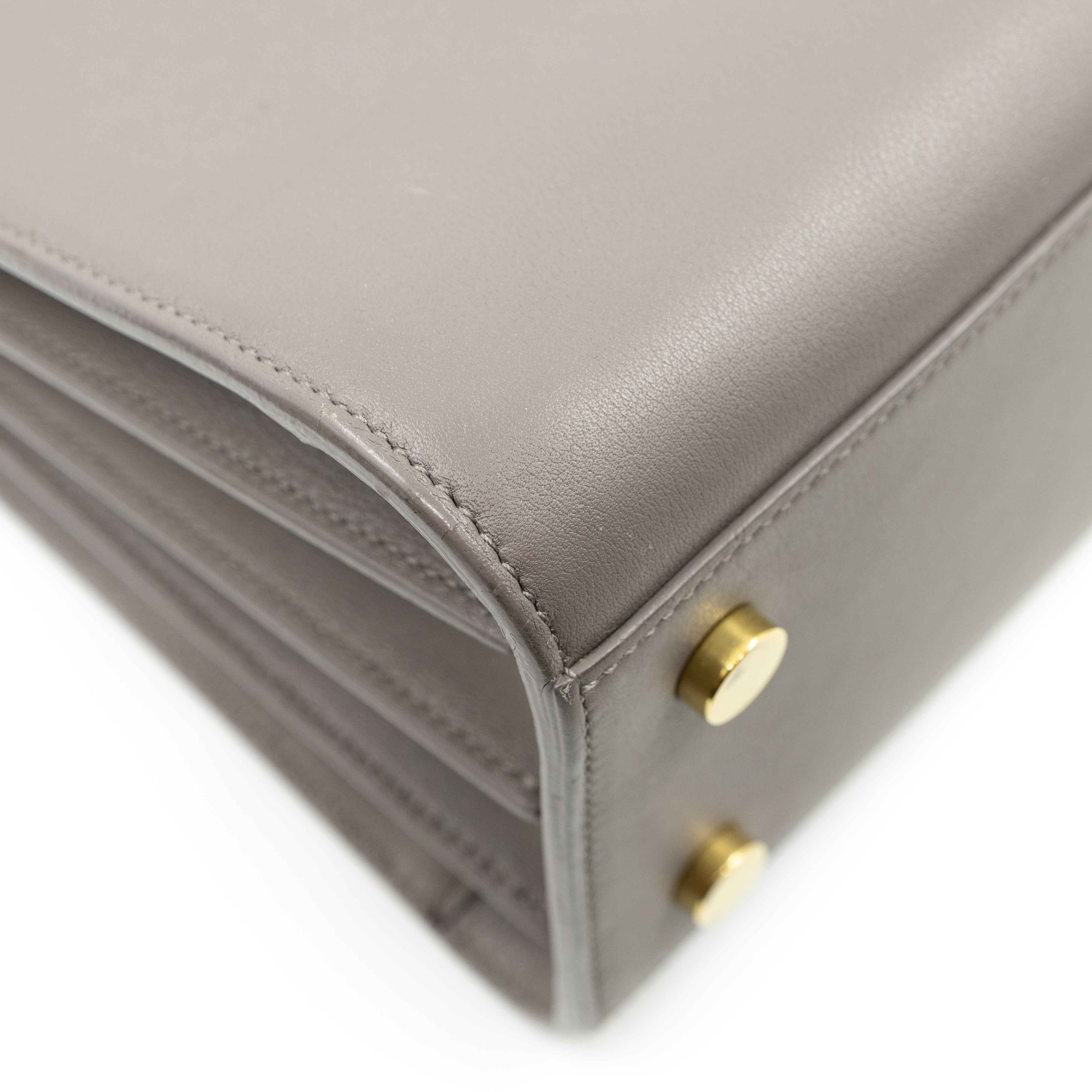 Sac de Jour Baby Gray Smooth Leather