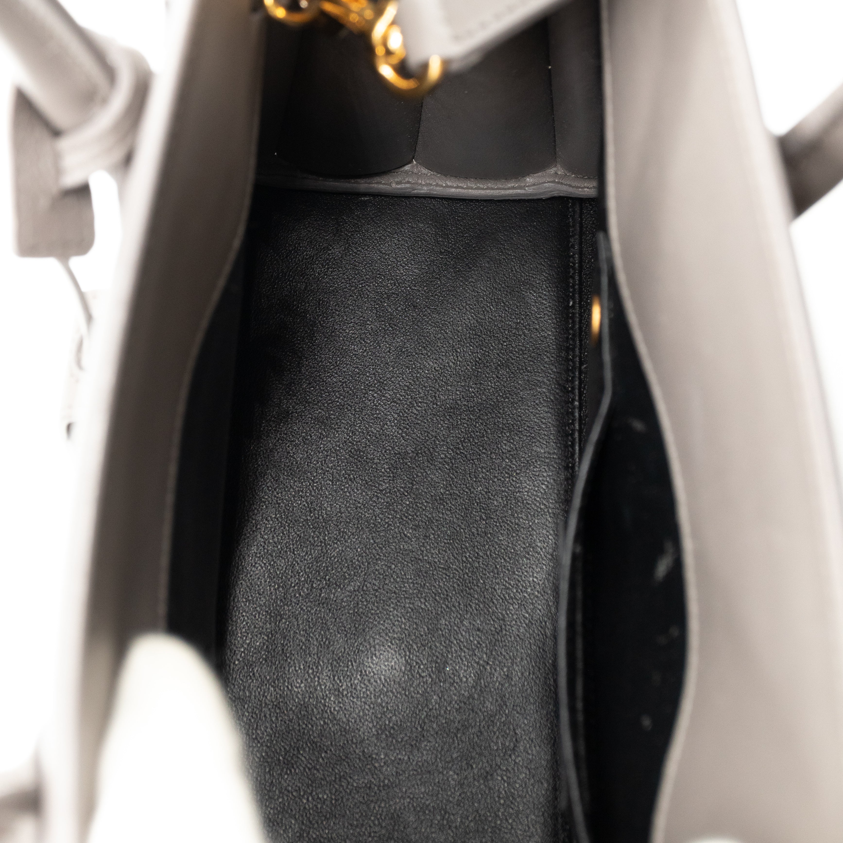 Sac de Jour Baby Gray Smooth Leather