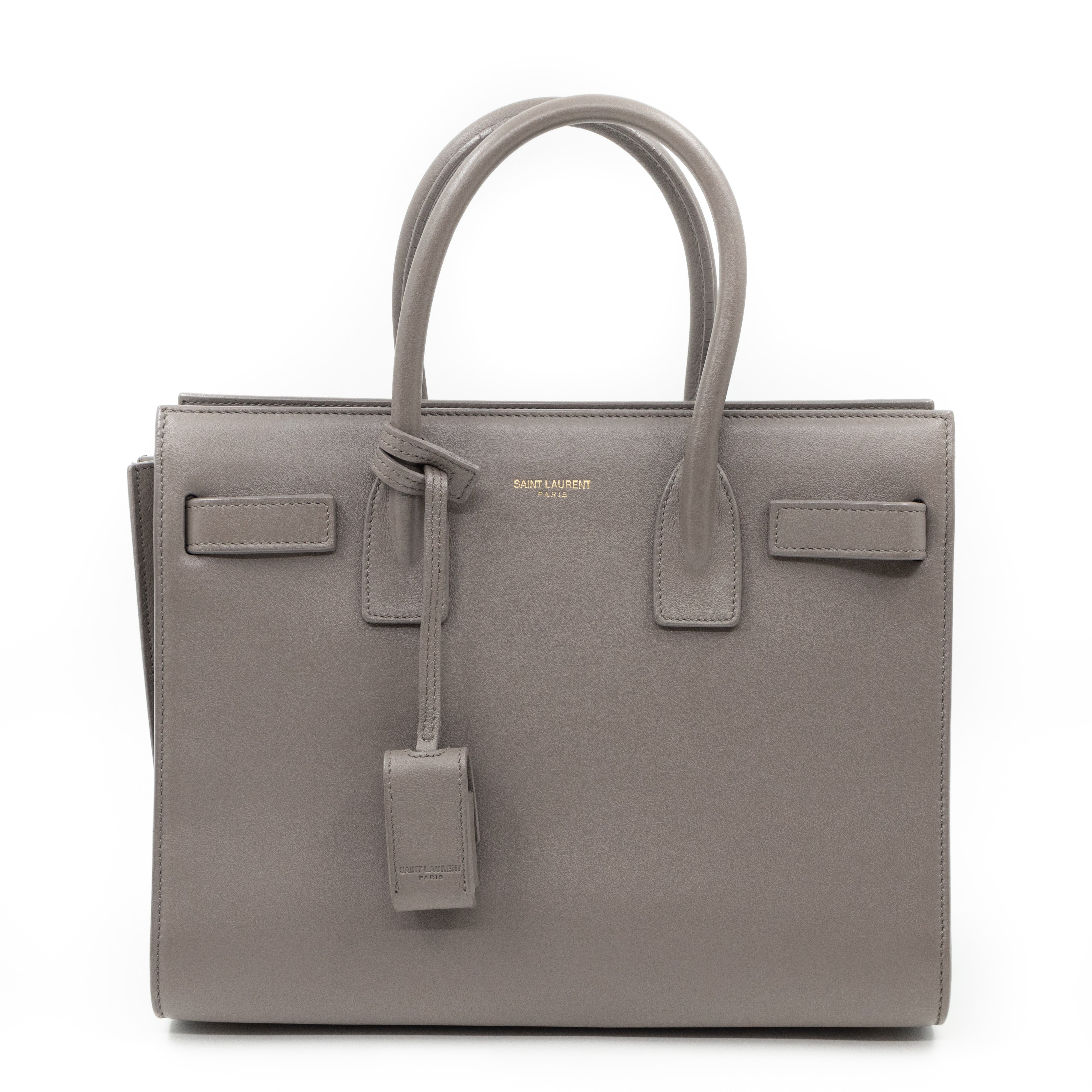 Sac de Jour Baby Gray Smooth Leather
