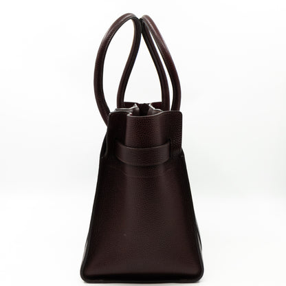 Large Zipped Bayswater Oxblood Leather