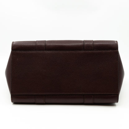 Large Zipped Bayswater Oxblood Leather