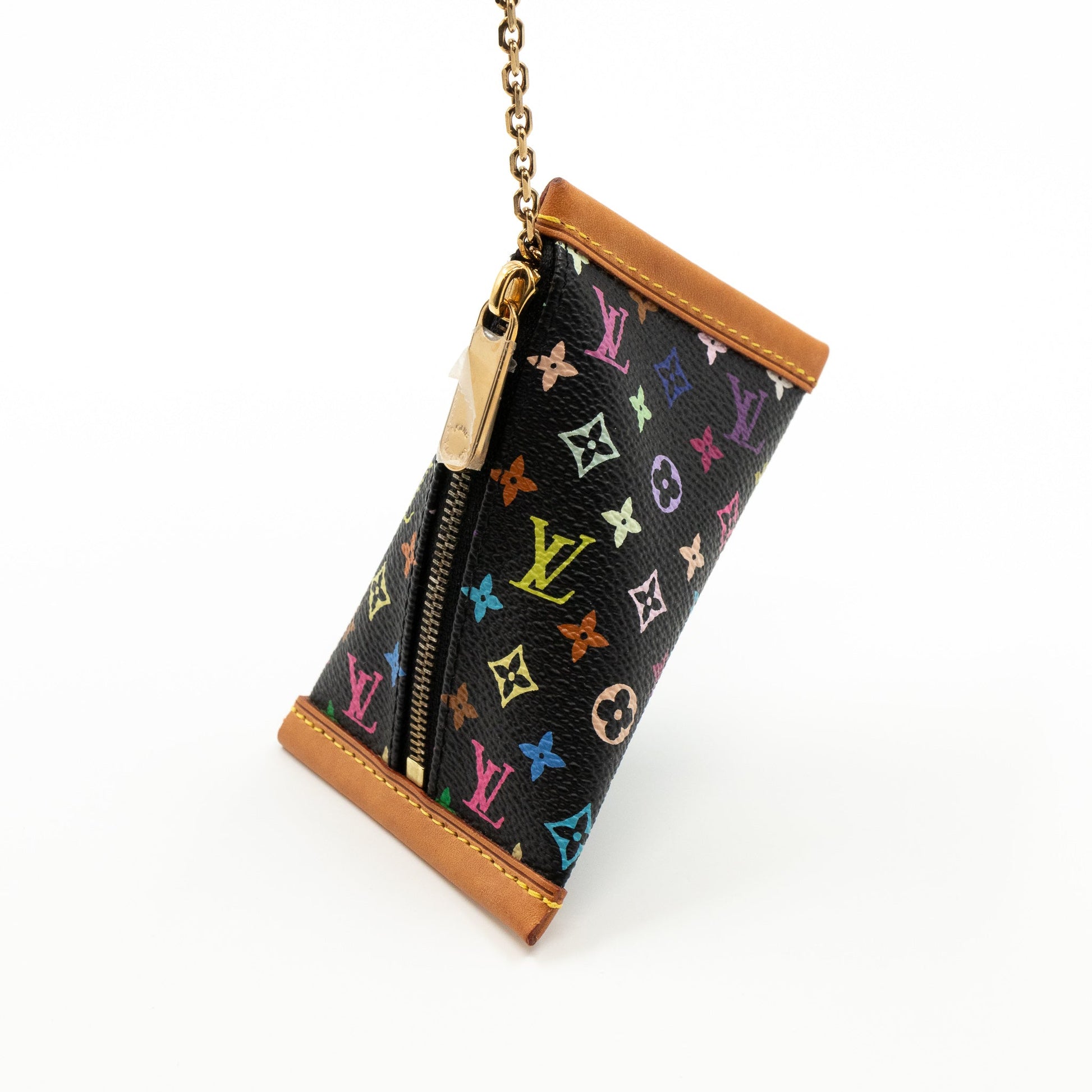 Louis Vuitton – Louis Vuitton Berlingo Key Holder Multicolore Black – Queen  Station