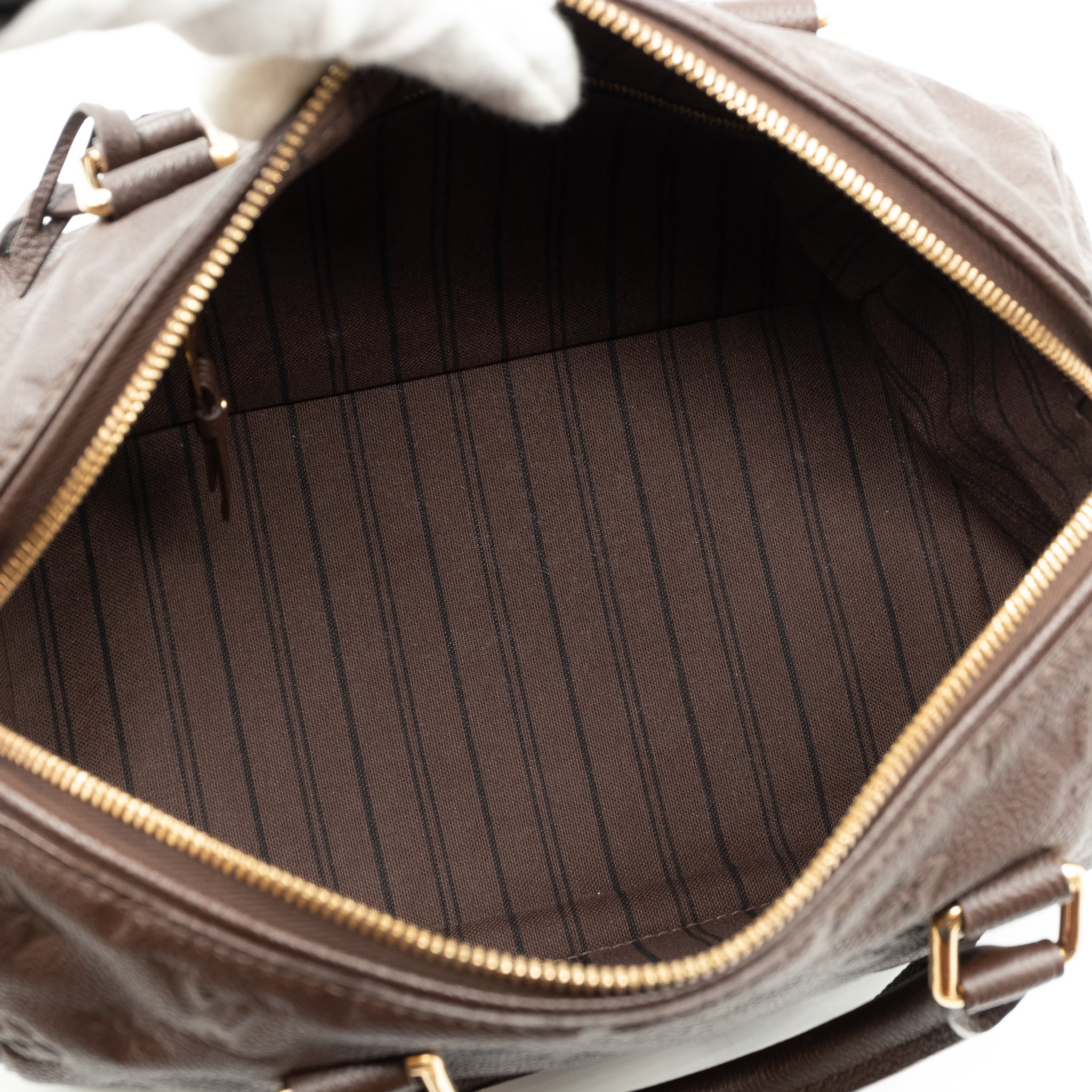 Speedy 25 Bandouliere Monogram Empreinte Ombre