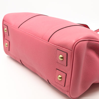 Bayswater Geranium Pink Leather