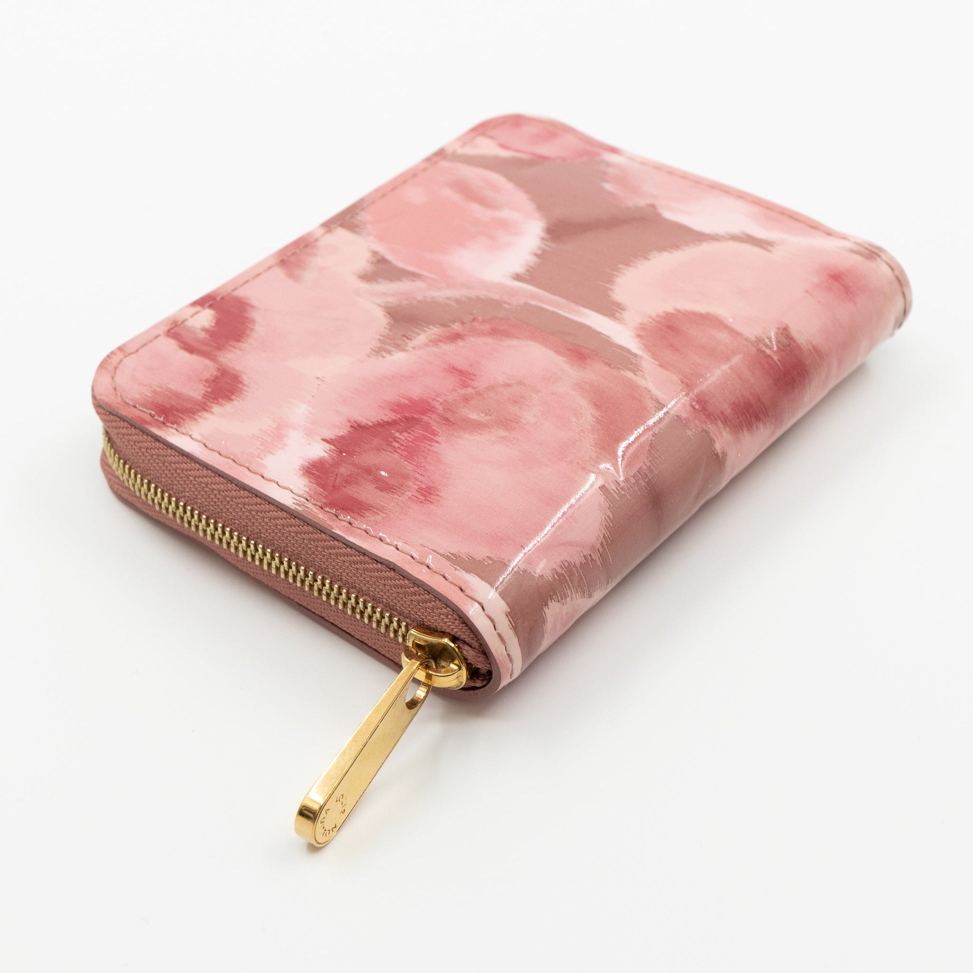 Louis Vuitton Limited Edition Rose Velours Monogram Vernis Ikat Zippy Coin  Purse - Yoogi's Closet