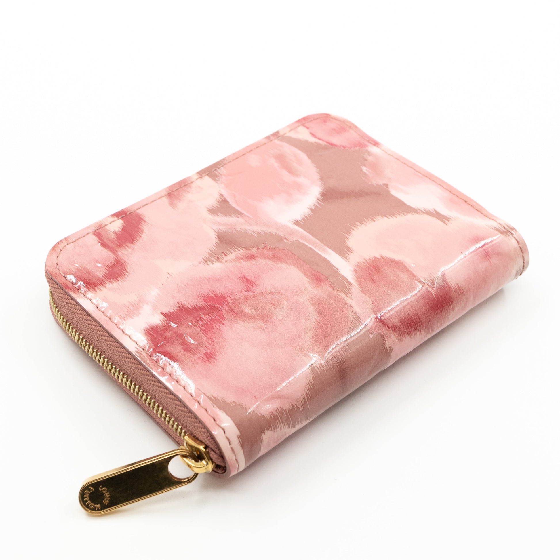 Louis Vuitton Limited Edition Rose Velours Monogram Vernis Ikat Zippy Coin  Purse - Yoogi's Closet