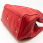 Soho Shoulder Tote Red Leather