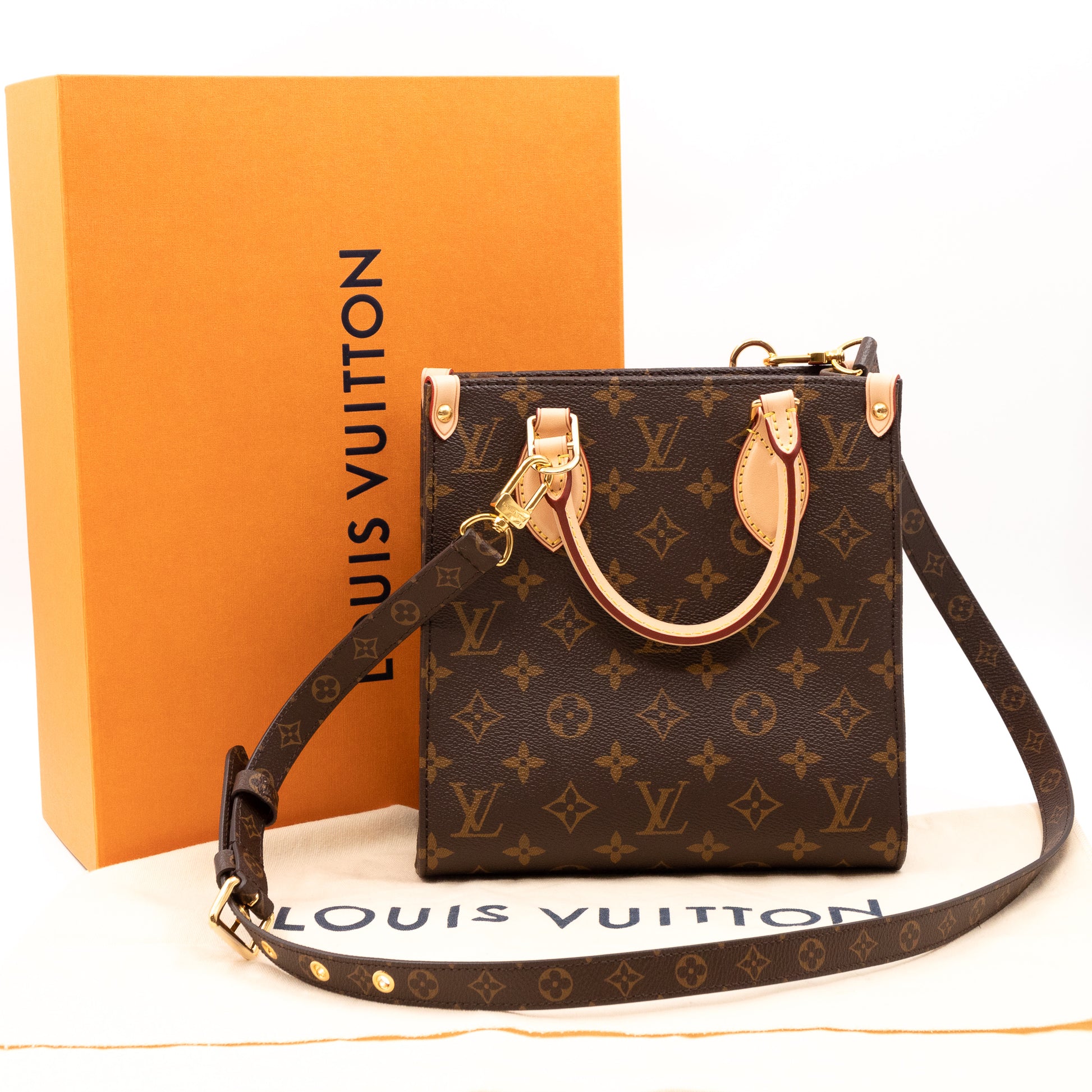 Louis Vuitton Sac Plat PM monogram, Luxury, Bags & Wallets on
