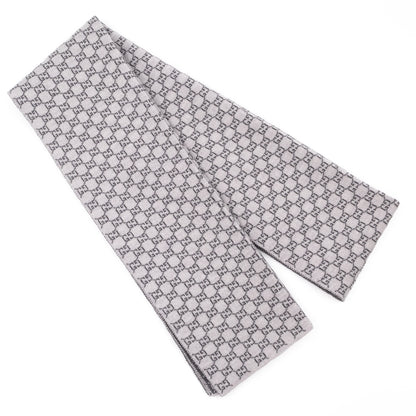 GG Wool Scarf Light & Dark Grey