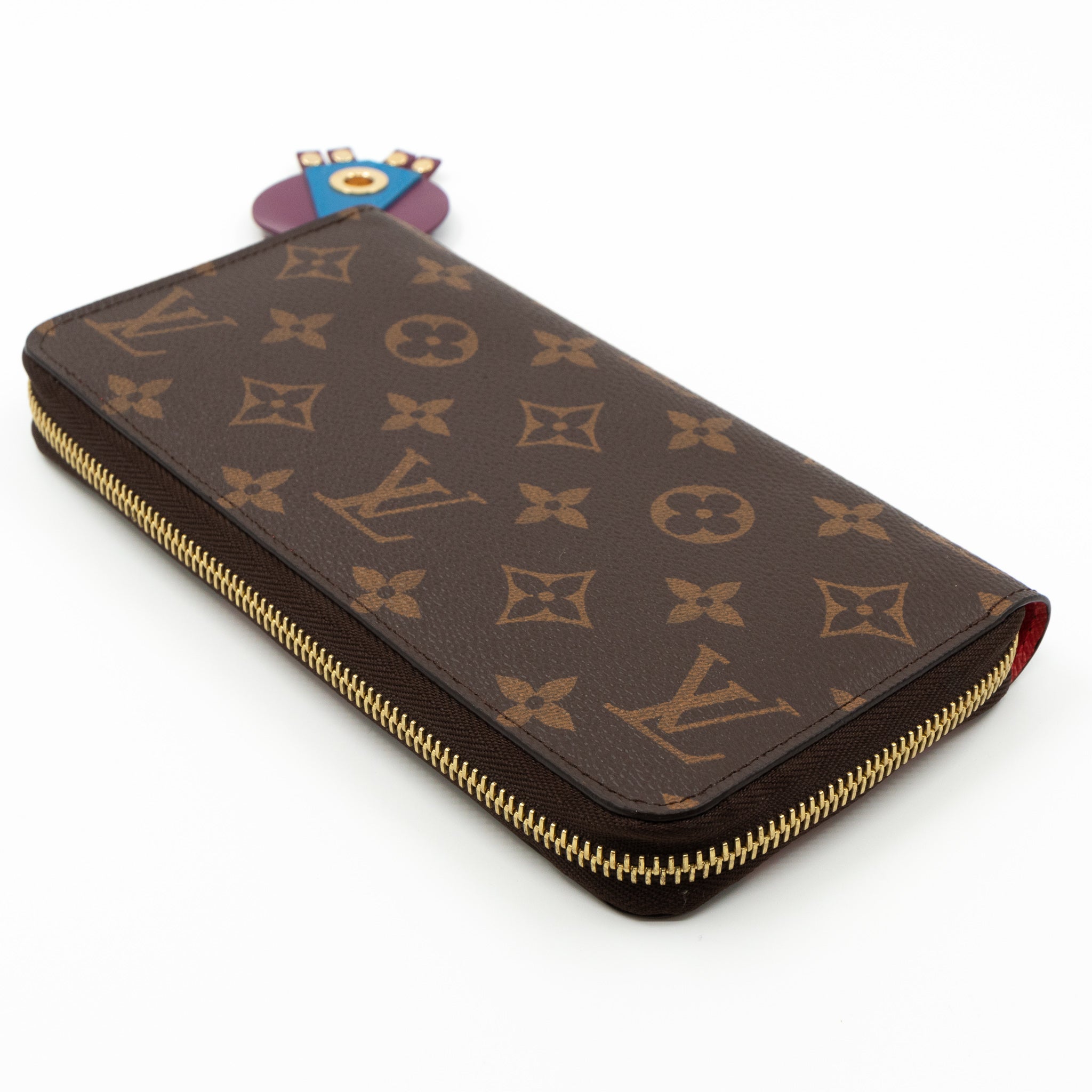 Zippy Wallet Flamingo Monogram Totem