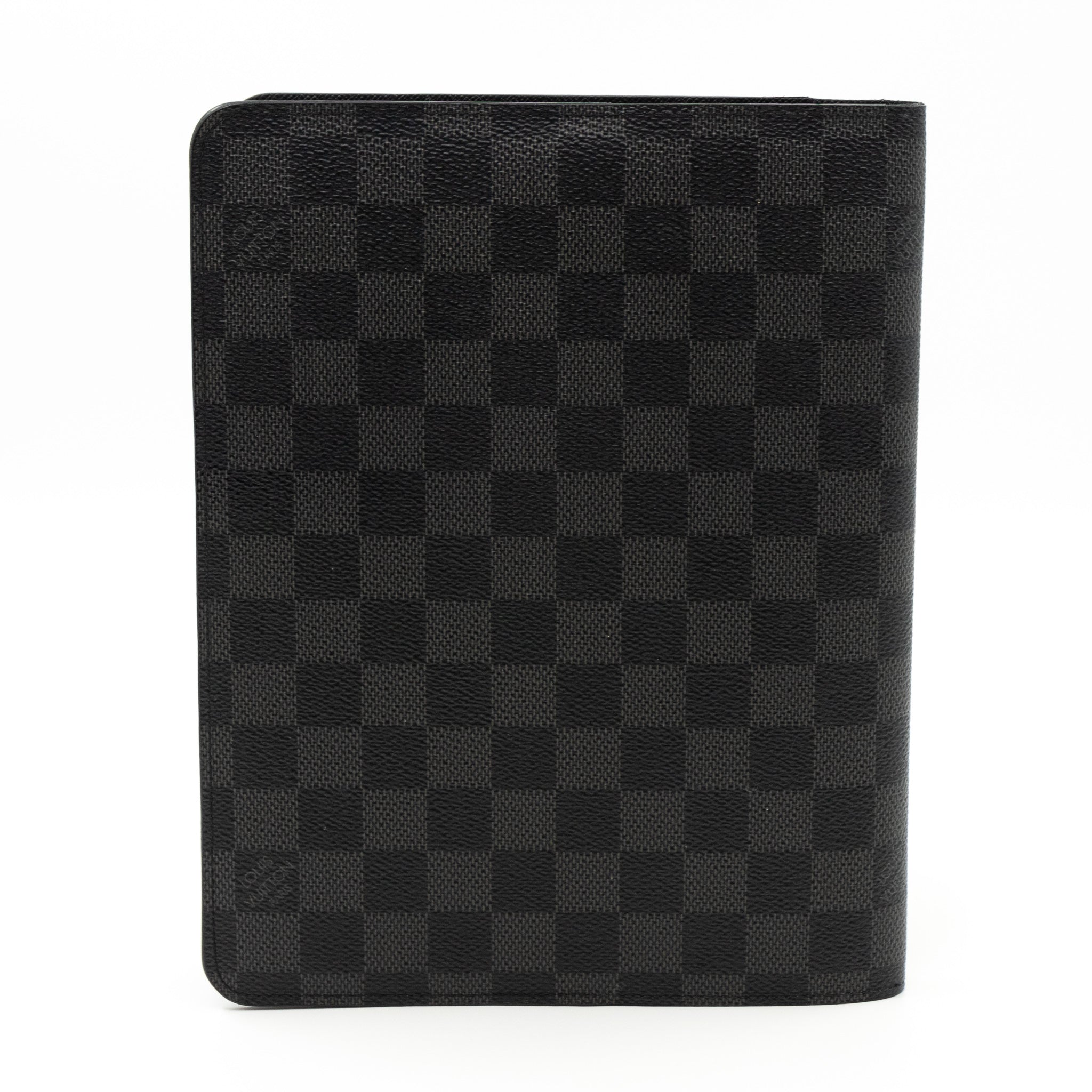 Desk Agenda Cover Damier Graphite