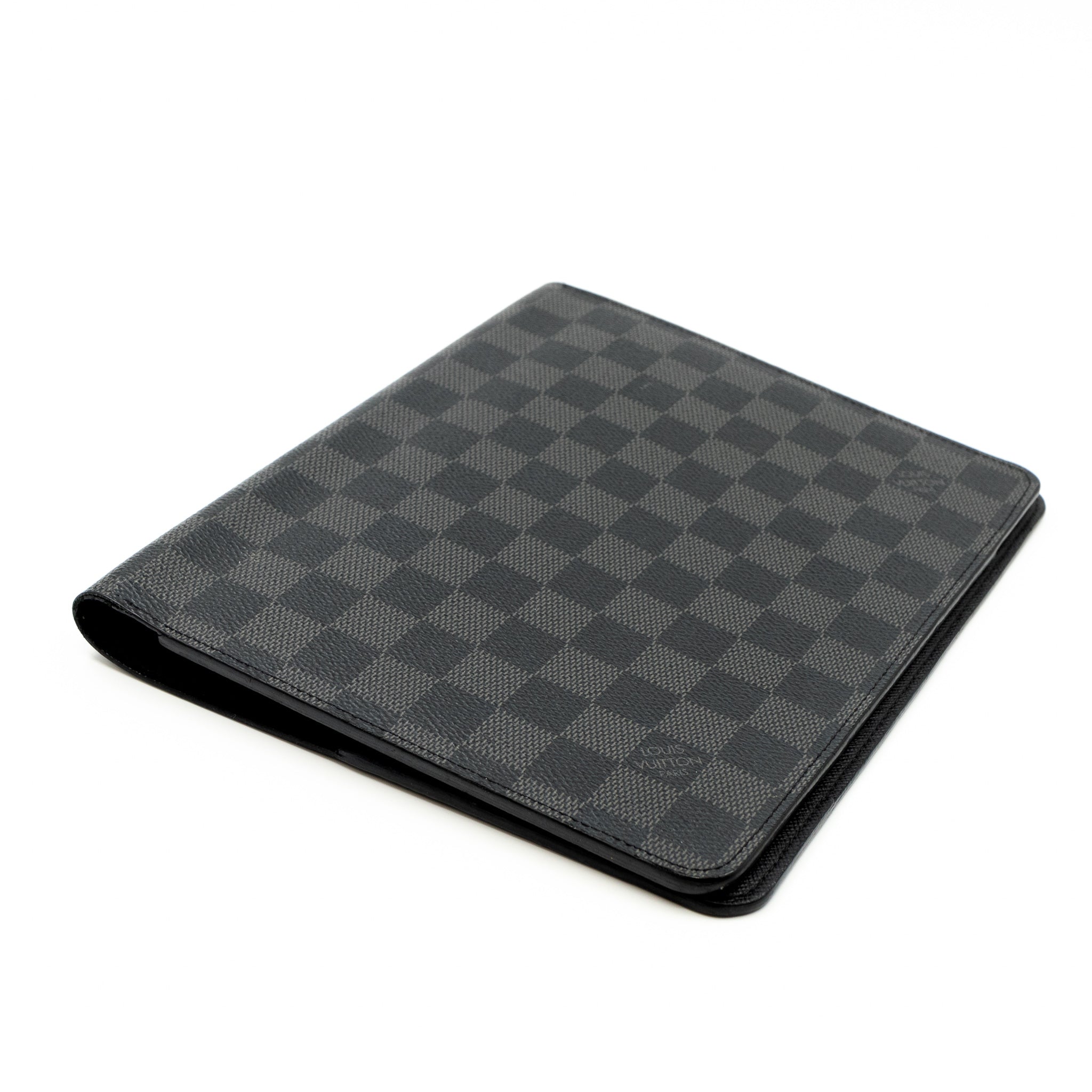 Desk Agenda Cover Damier Graphite