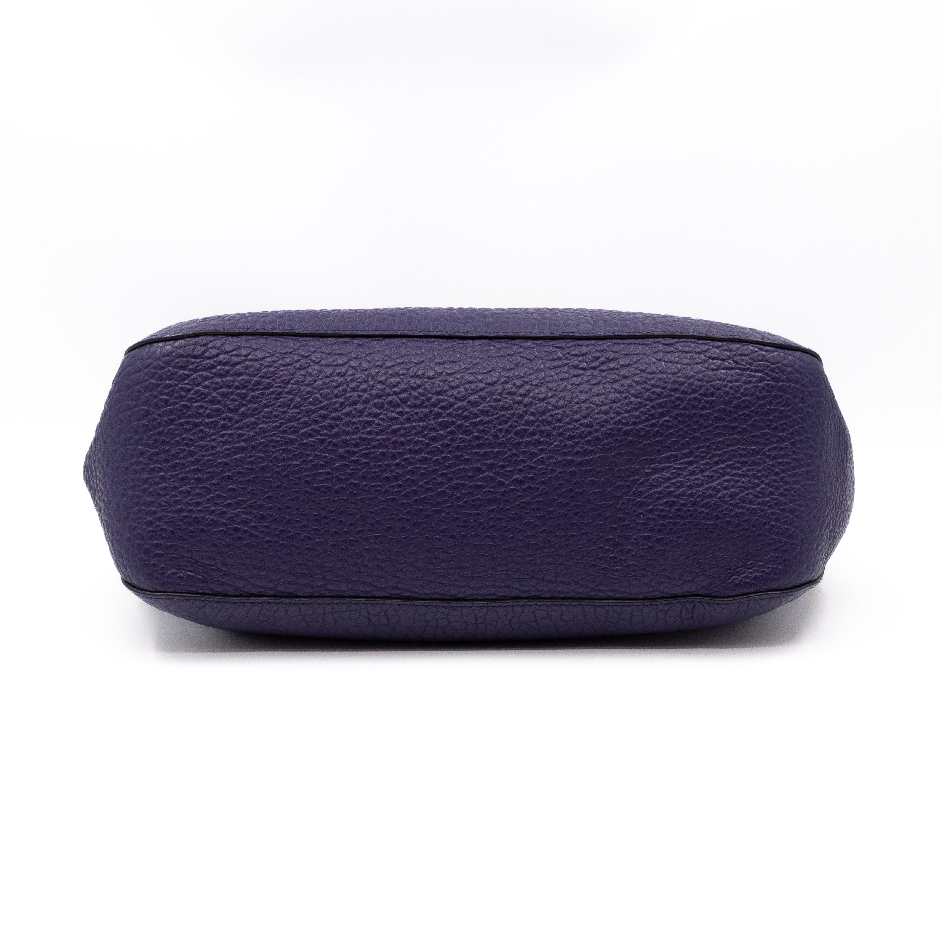 Ledbury Convertible Hobo Small Blue Leather