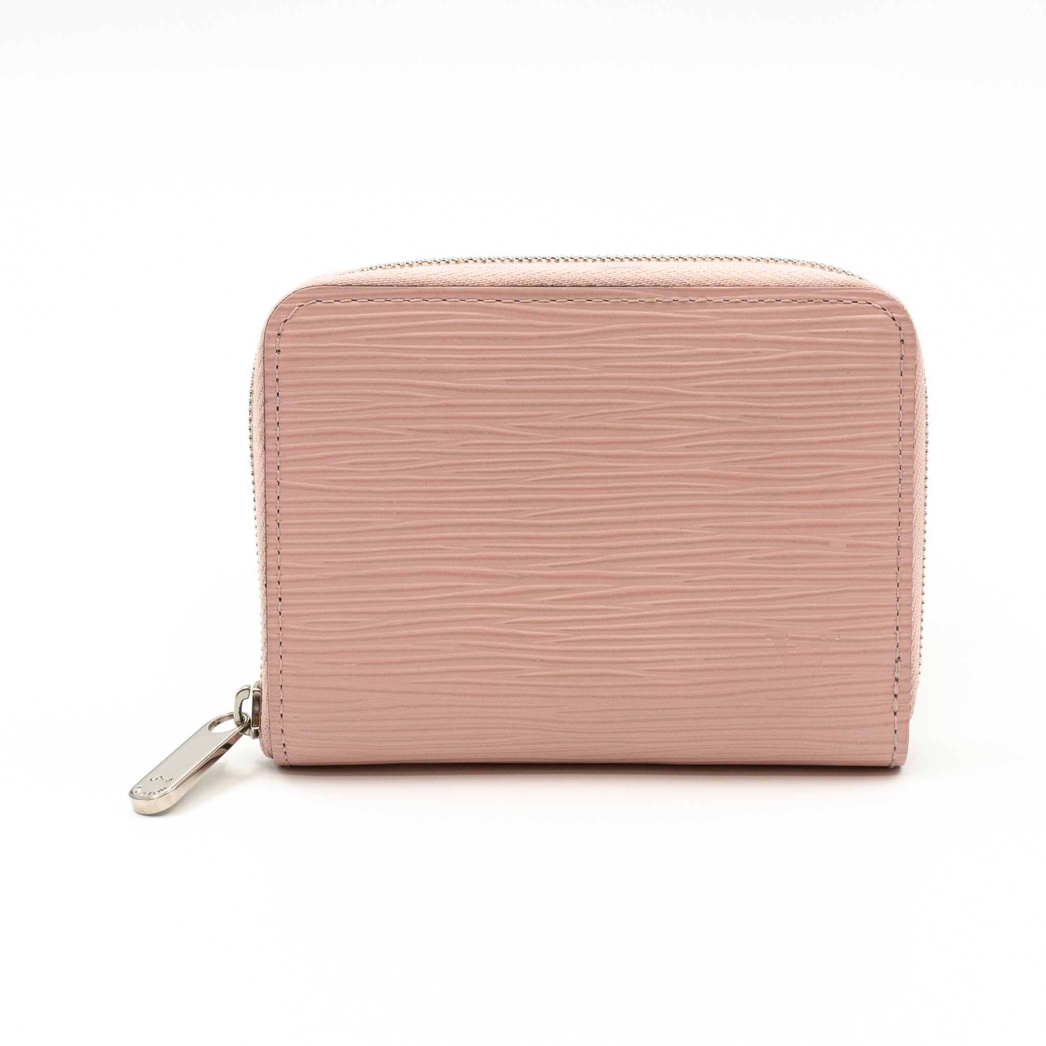 Zippy Coin Purse Epi Leather Rose