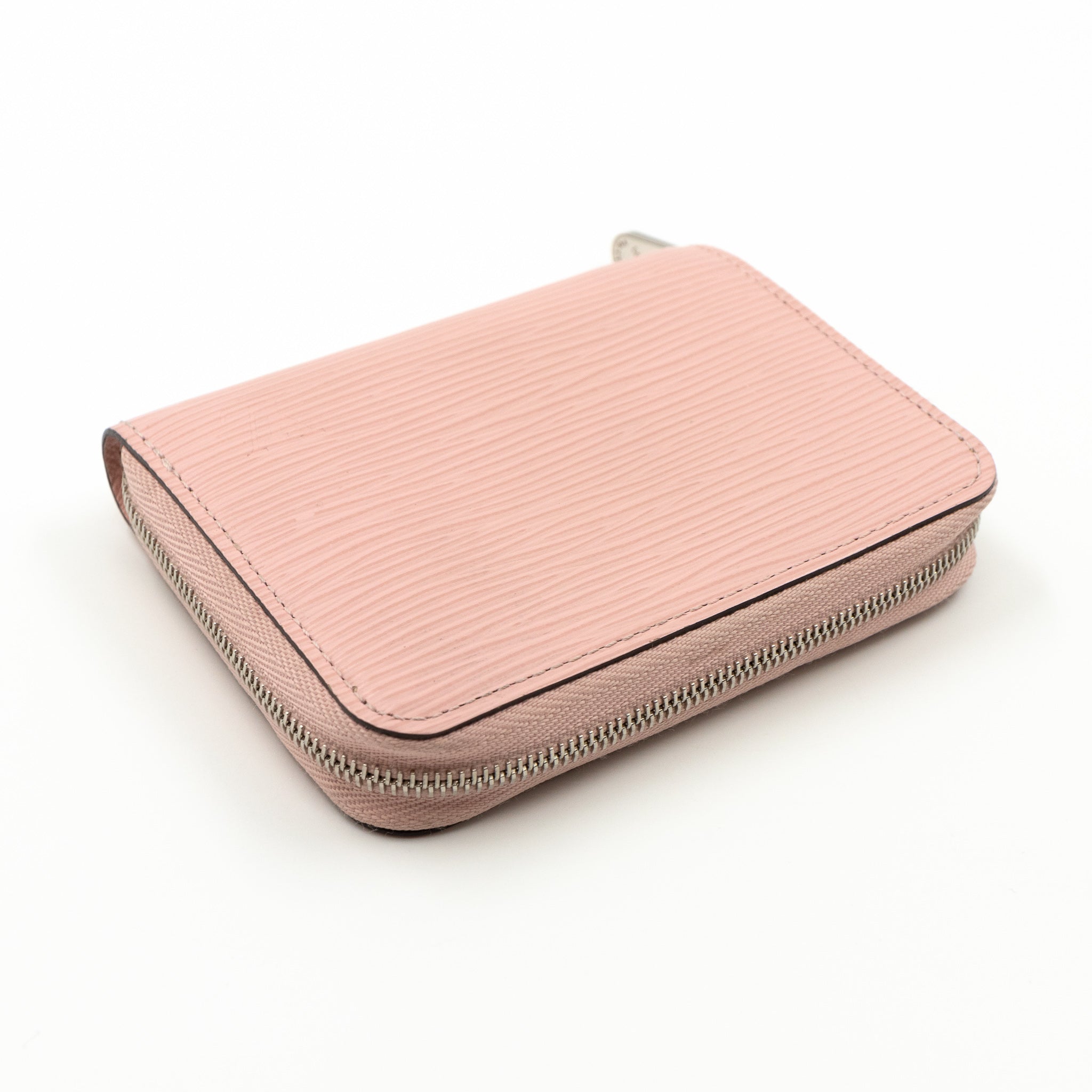 Zippy Coin Purse Epi Leather Rose