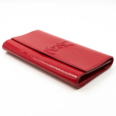Belle De Jour Clutch Patent Leather Red
