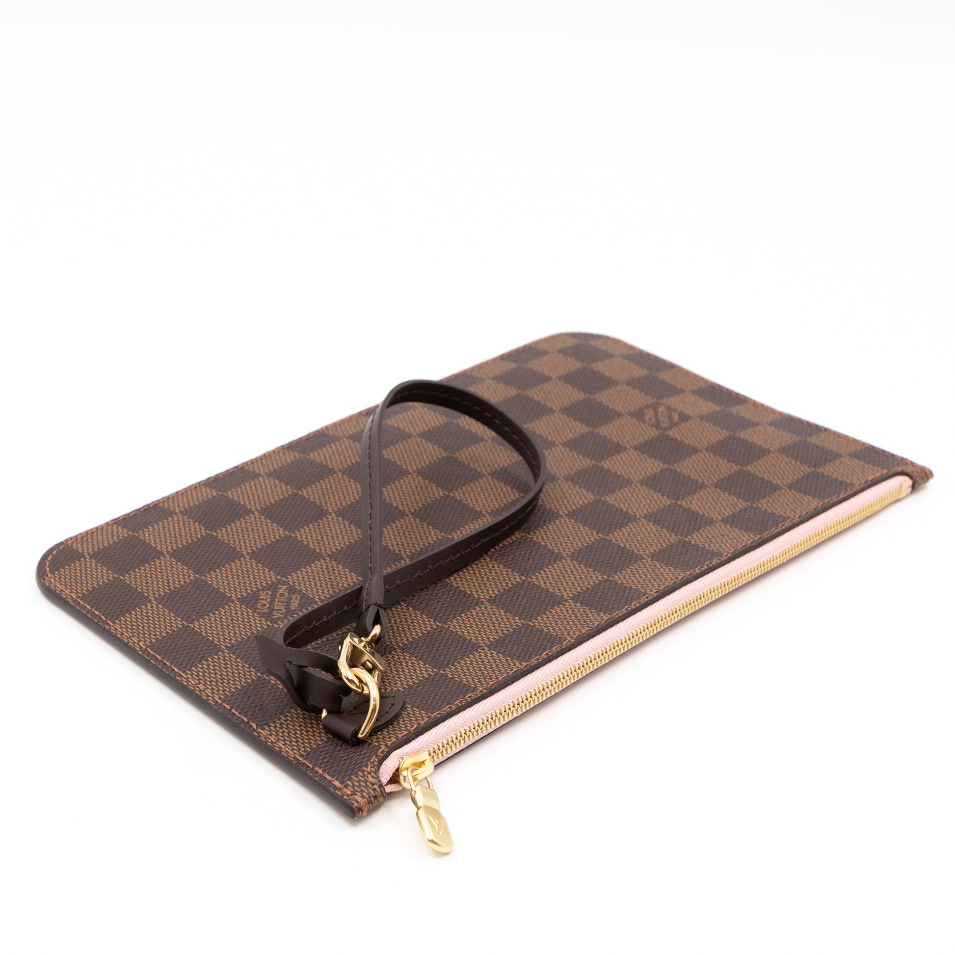 Louis Vuitton Louis Vuitton Pochette Damier Ebene Clutch Crossbody Bag From  Neverfull C111 Leather ref.641344 - Joli Closet