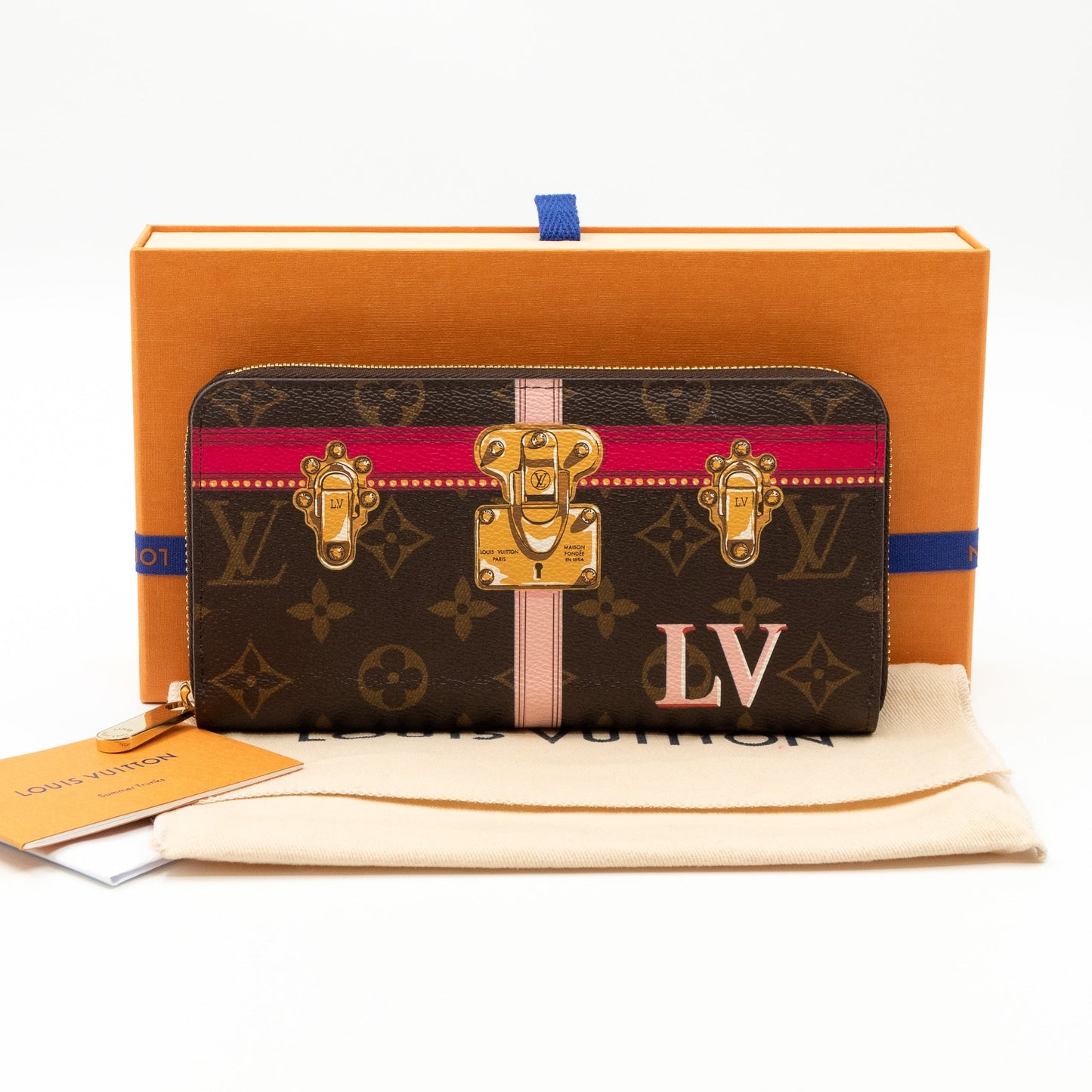 Louis Vuitton – Louis Vuitton Zippy Wallet Monogram Summer Trunks