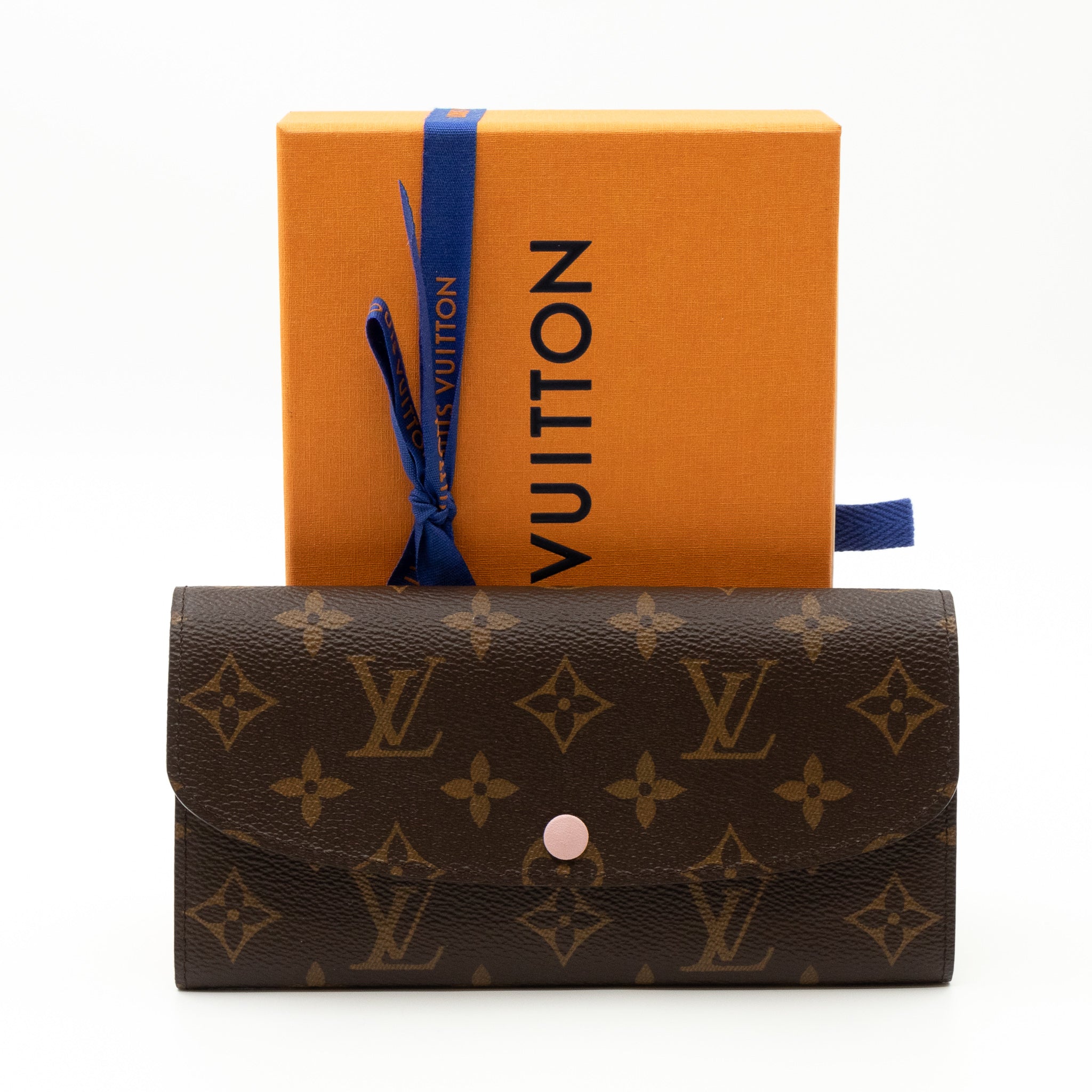 Emilie Wallet Monogram Rose Ballerine