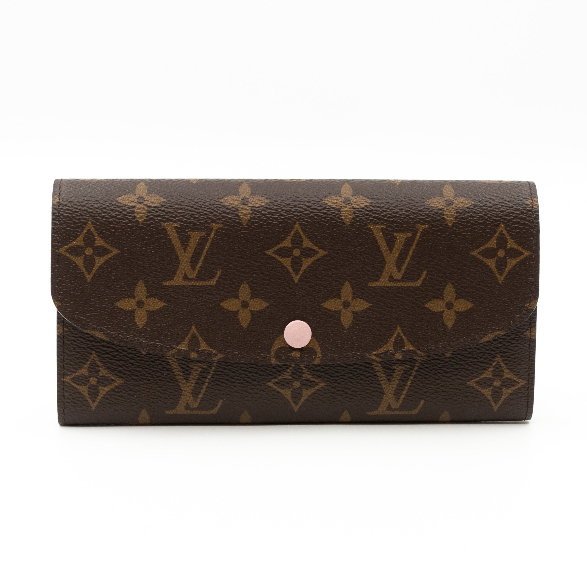 Emilie Wallet Monogram Rose Ballerine