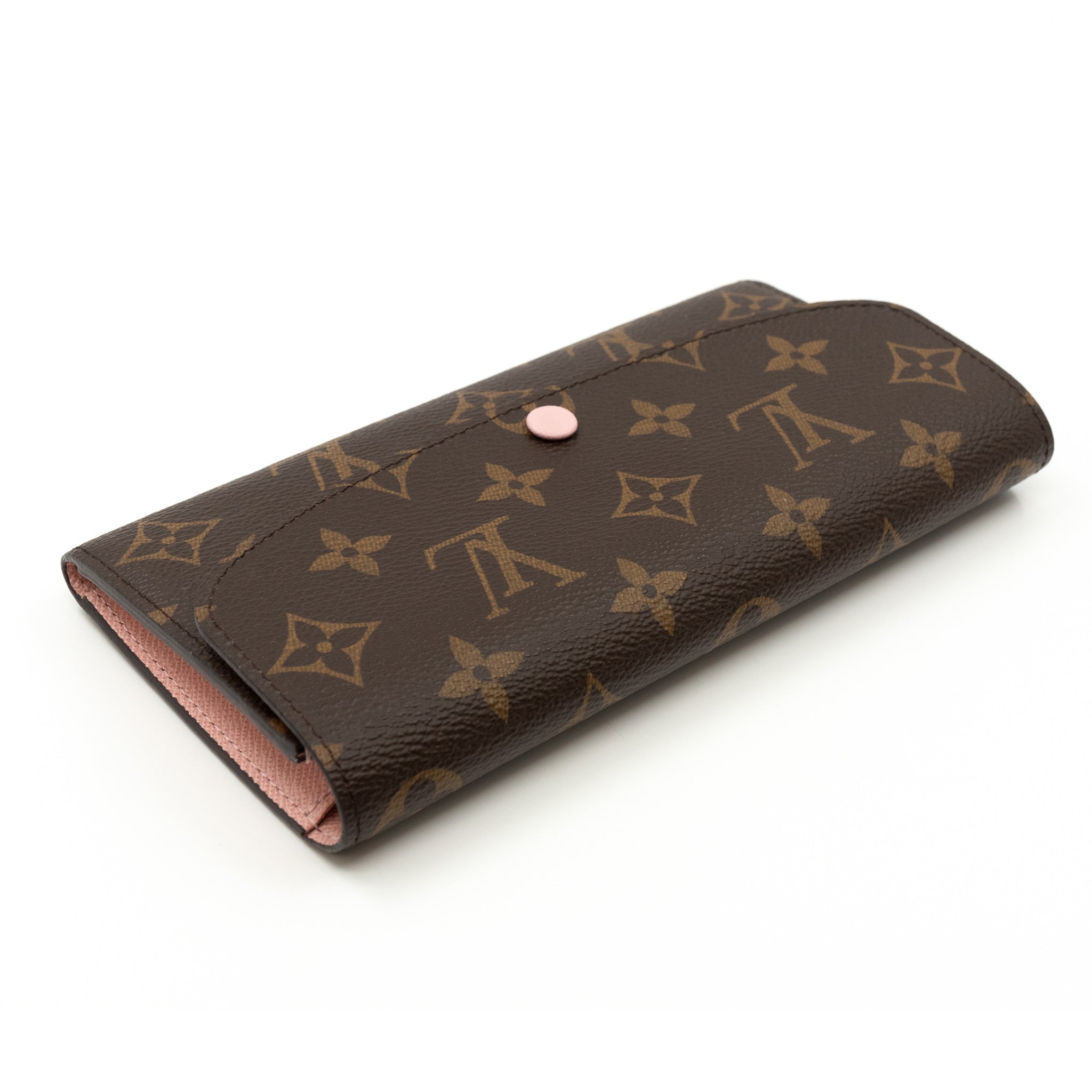 Emilie Wallet Monogram Rose Ballerine
