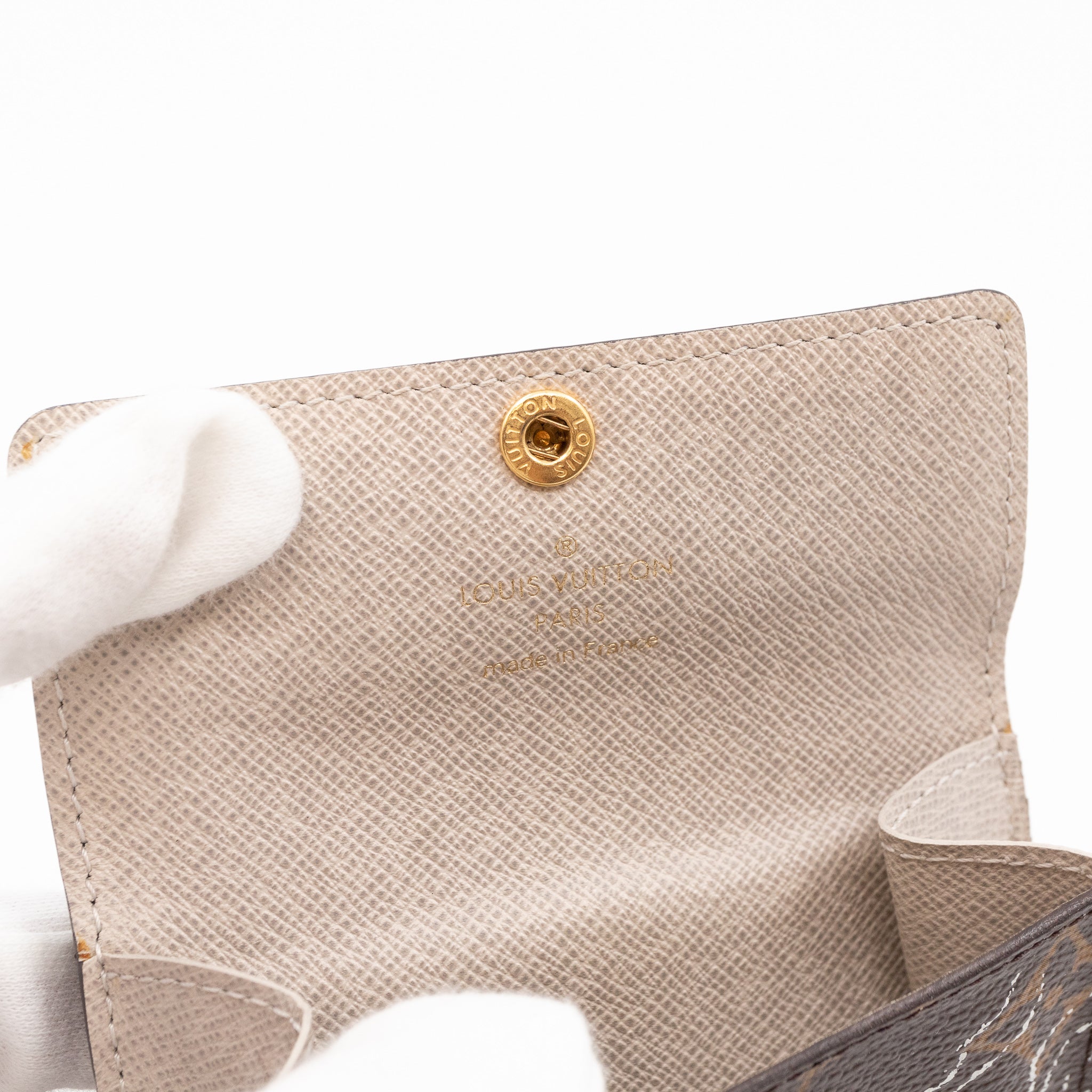 Ludlow Wallet Monogram Dentelle Silver
