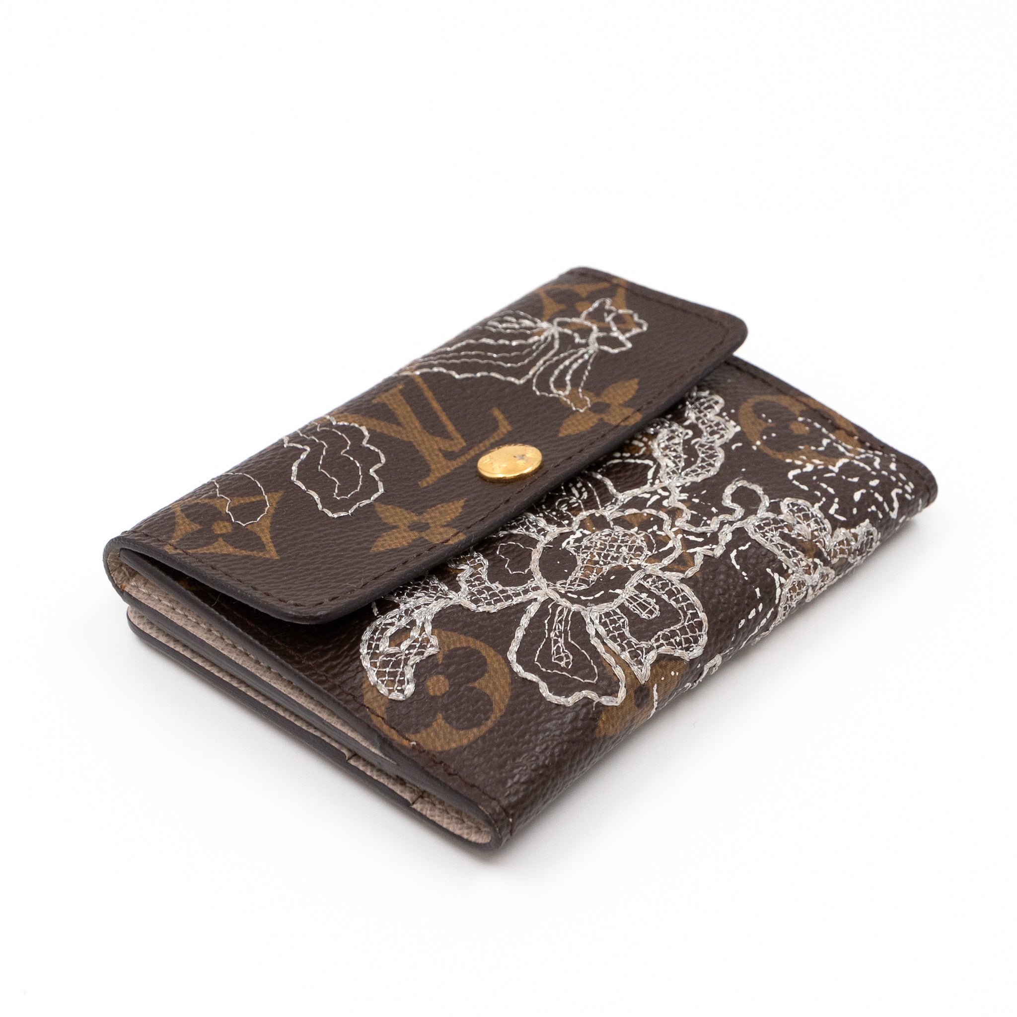 Ludlow Wallet Monogram Dentelle Silver