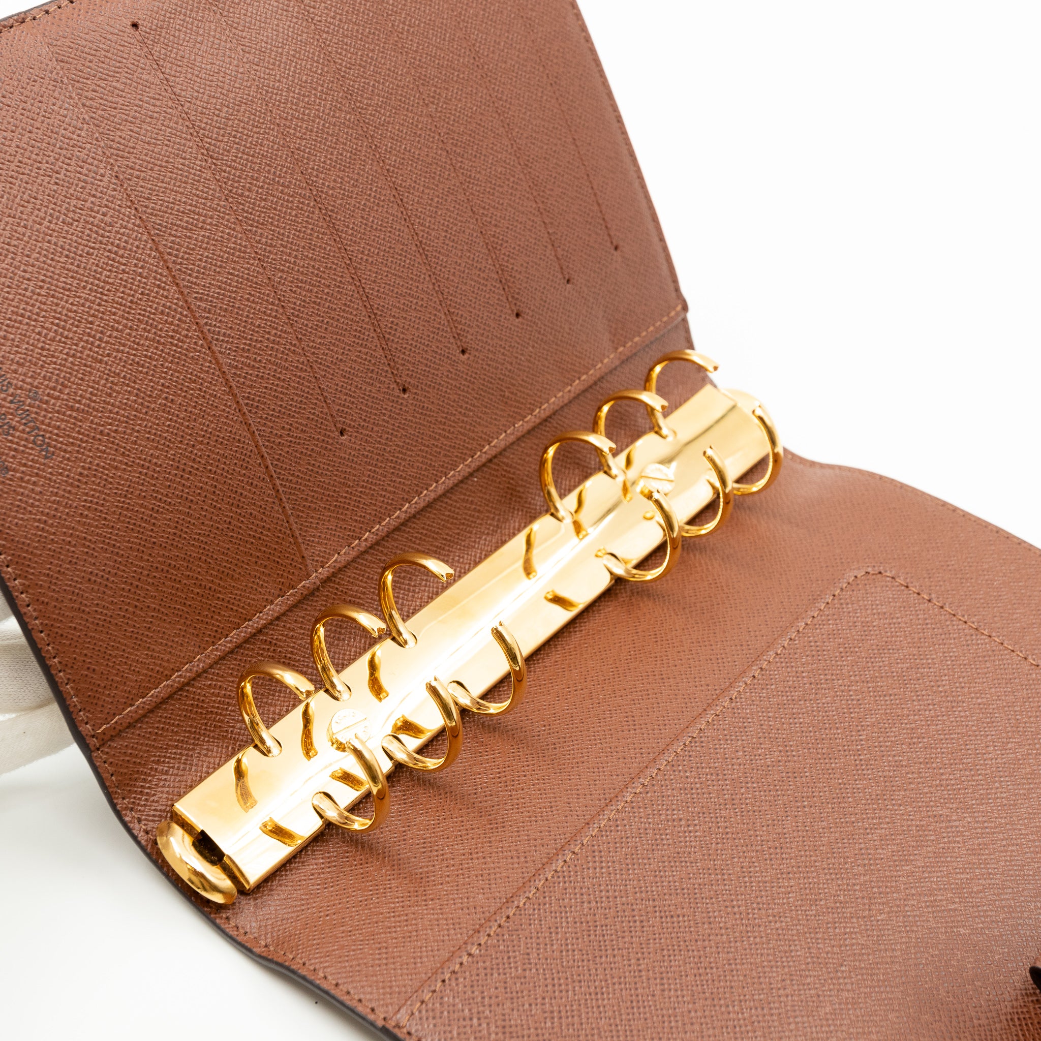 Medium Ring Agenda Cover Monogram