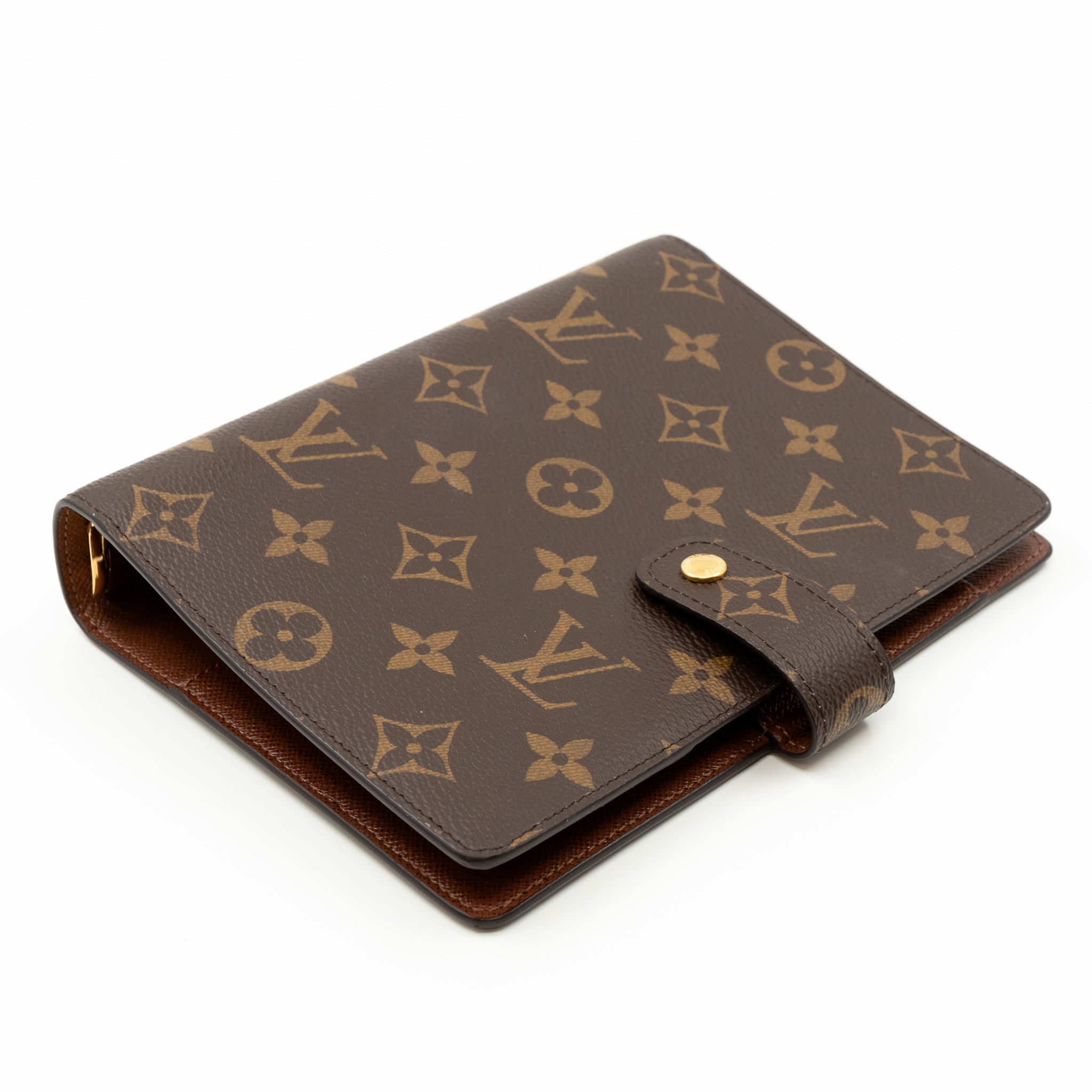 Medium Ring Agenda Cover Monogram