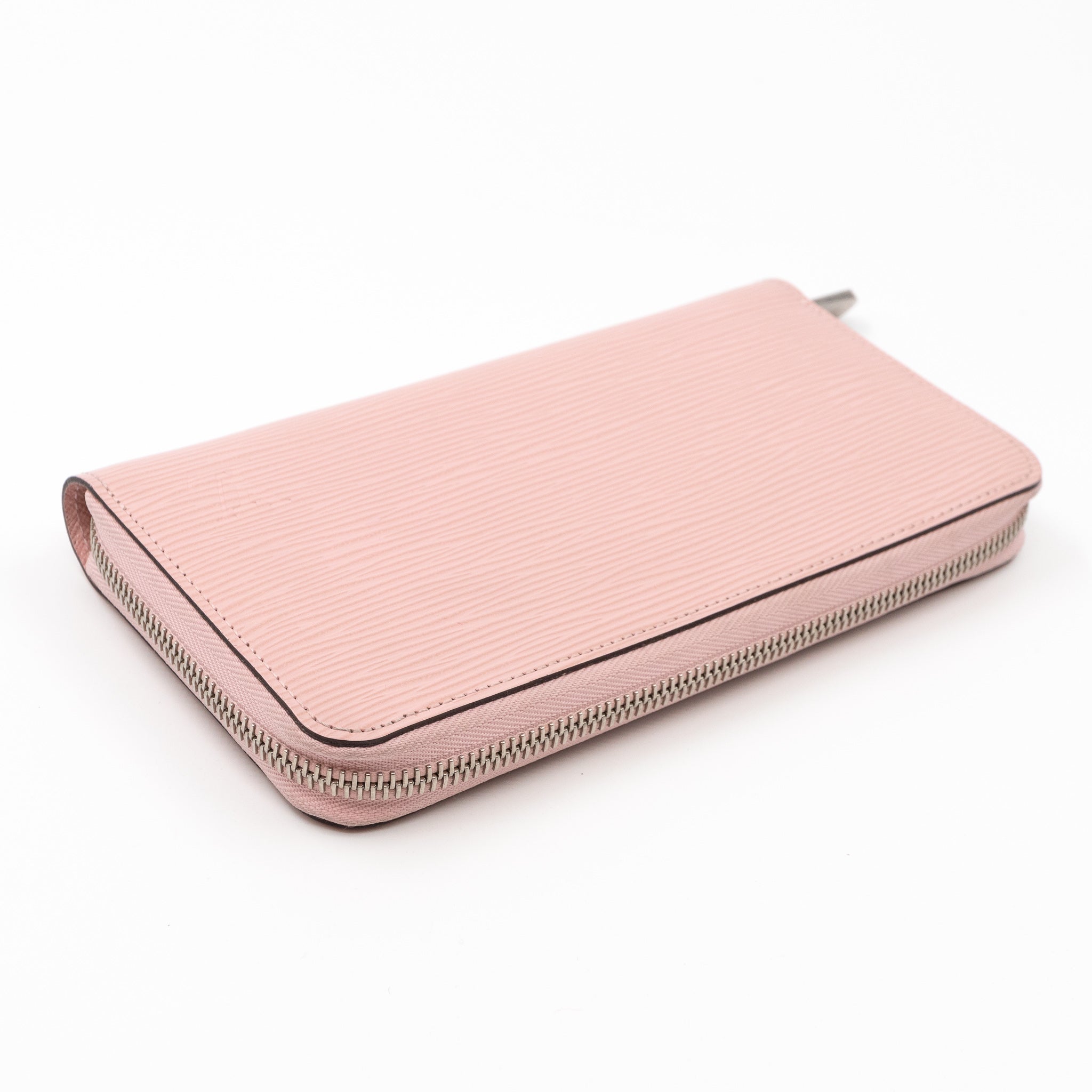 Zippy Wallet Epi Leather Rose Ballerine