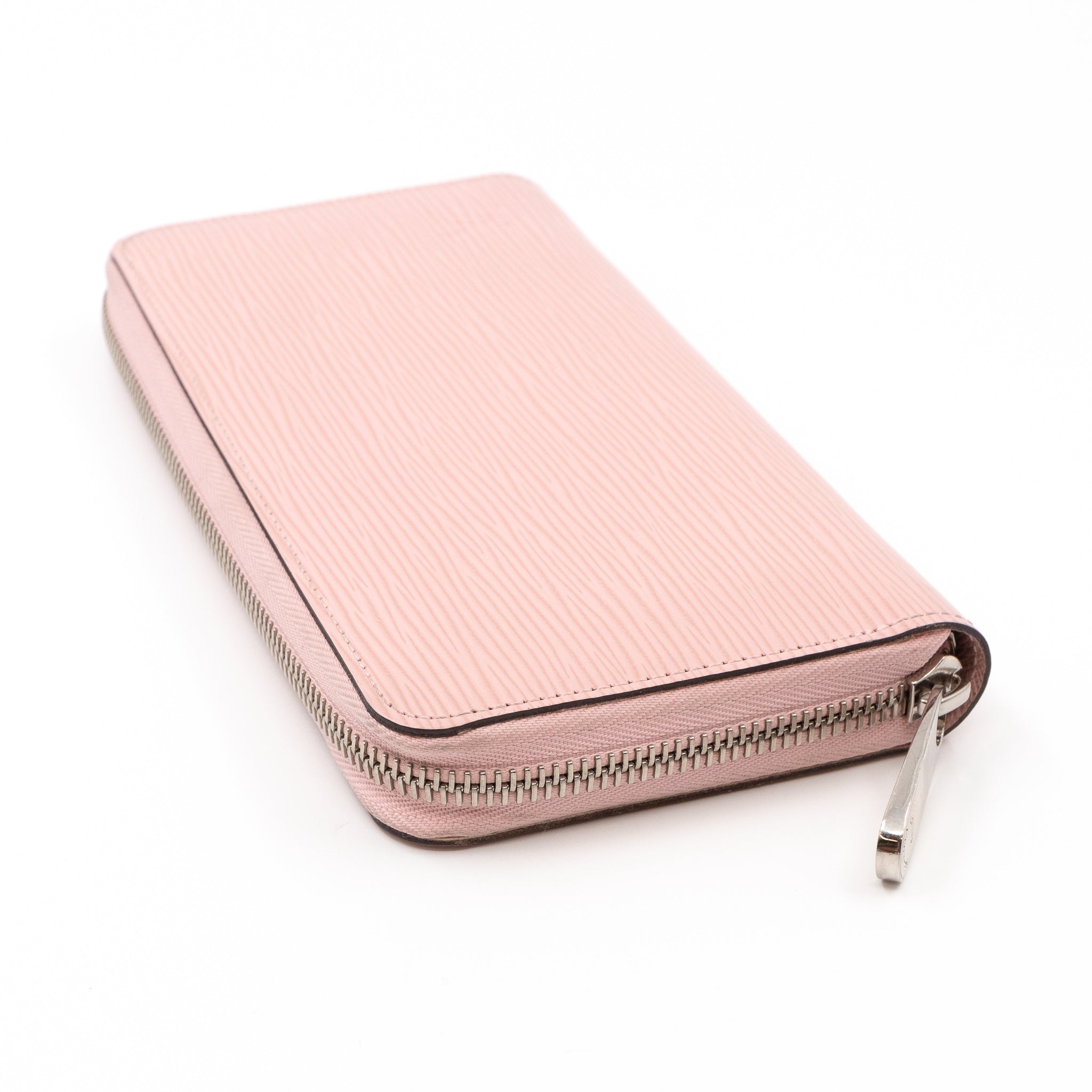 Zippy Wallet Epi Leather Rose Ballerine
