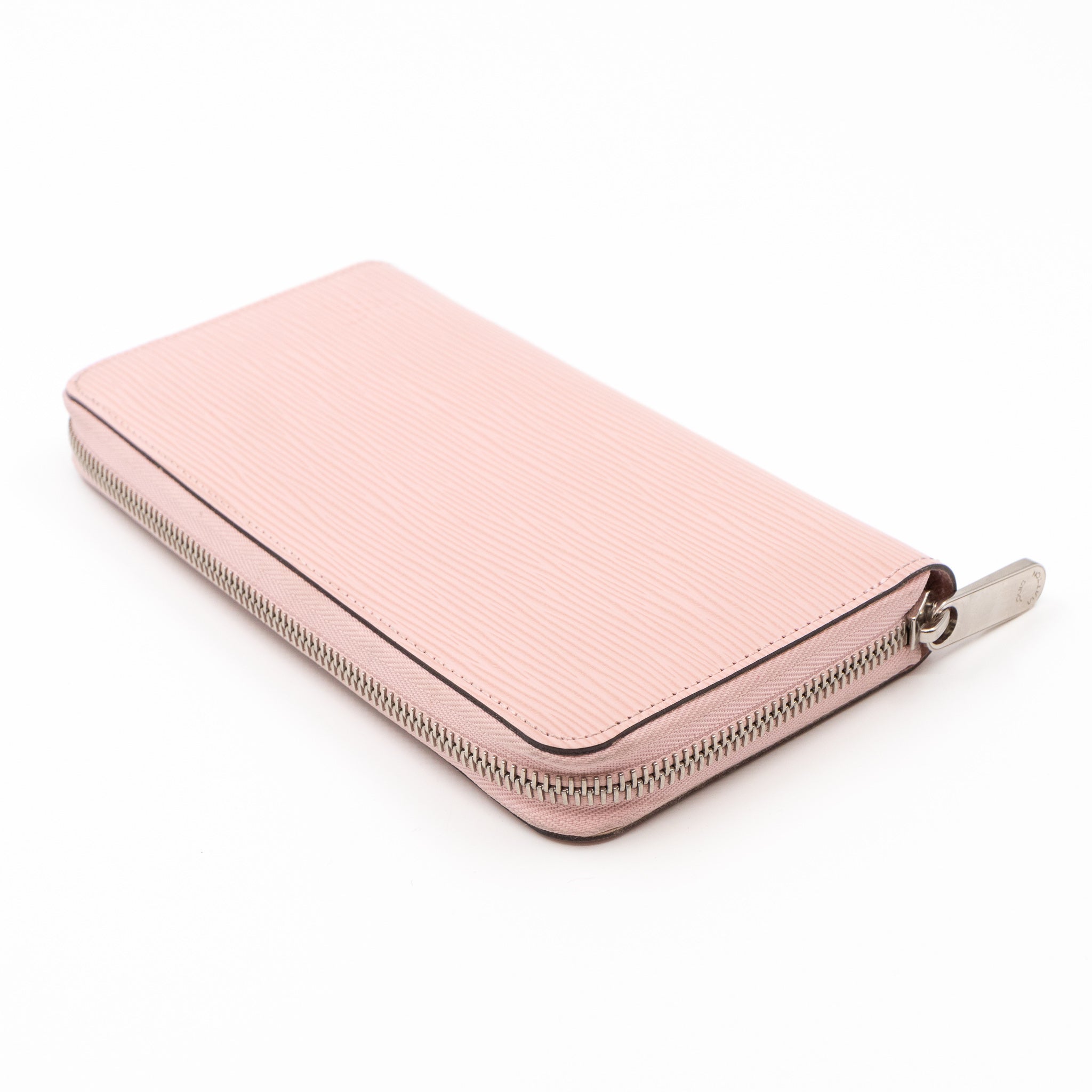 Zippy Wallet Epi Leather Rose Ballerine