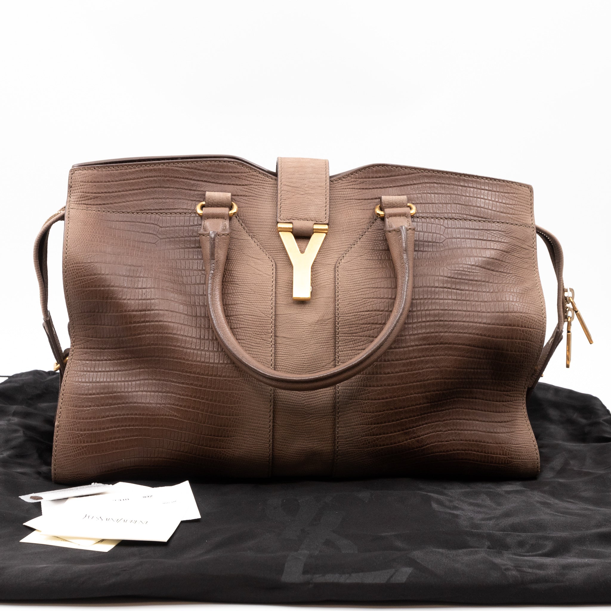 Medium Cabas Chyc Brown Leather