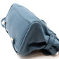 Alexa Studded Steel Blue Leather