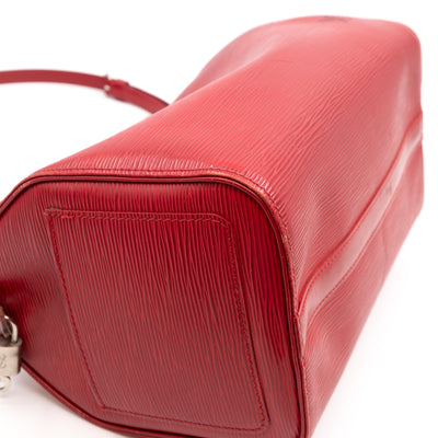 Speedy 30 Epi Leather Red & Strap