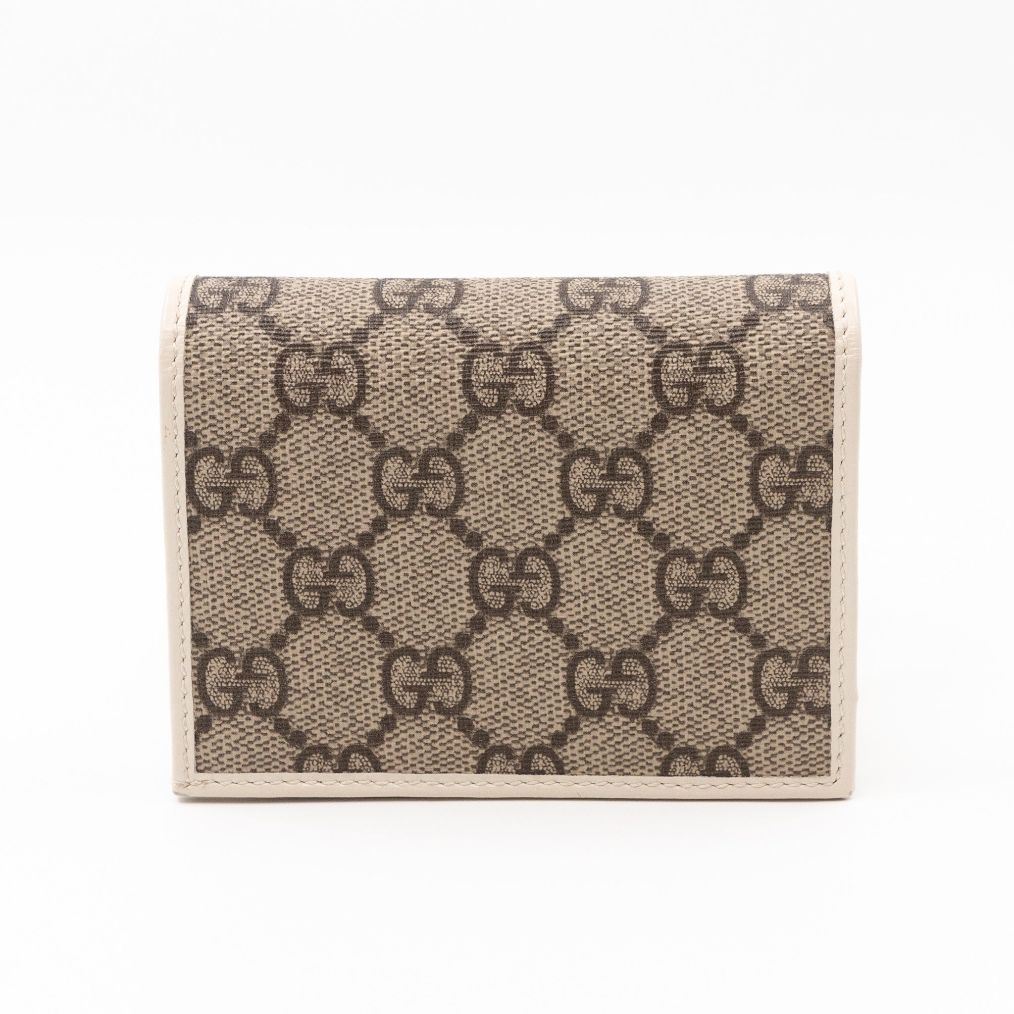 Horsebit 1955 Card Case GG Supreme White